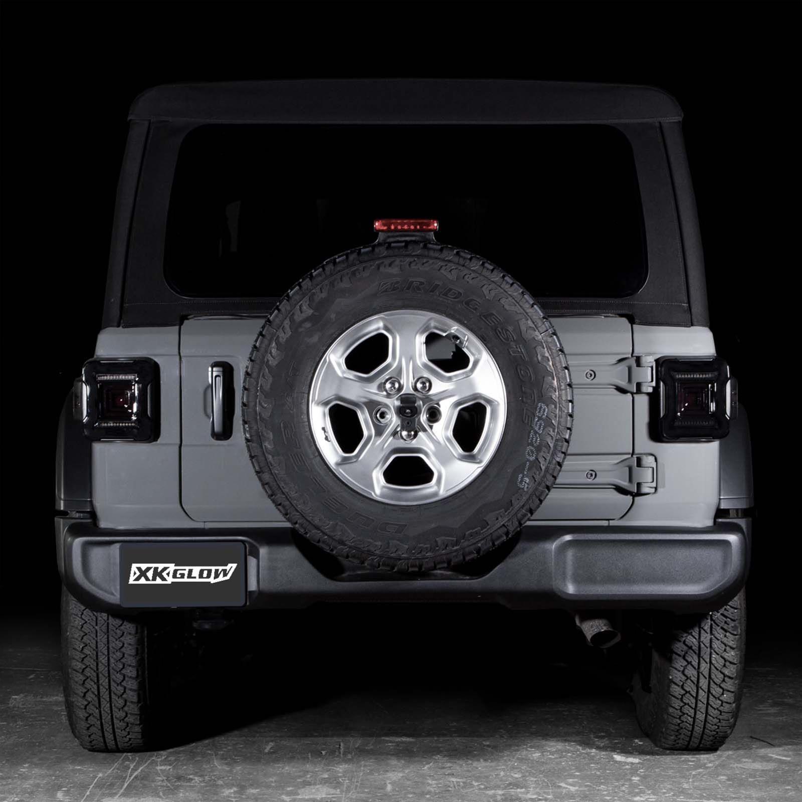 XK Glow Taillight Assemblies XK041027 Jeep JL LED with Smoked Lens thumbnail 4