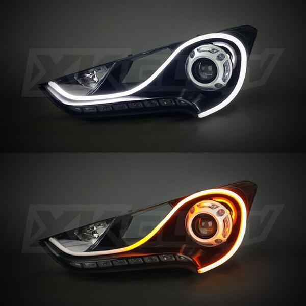 XK Glow Sequential Switchback LED Strips XK043001-36 Halo Strips, Strips, 36 in. Length, Headlight Position, LED, Amber/White, Kit thumbnail 5