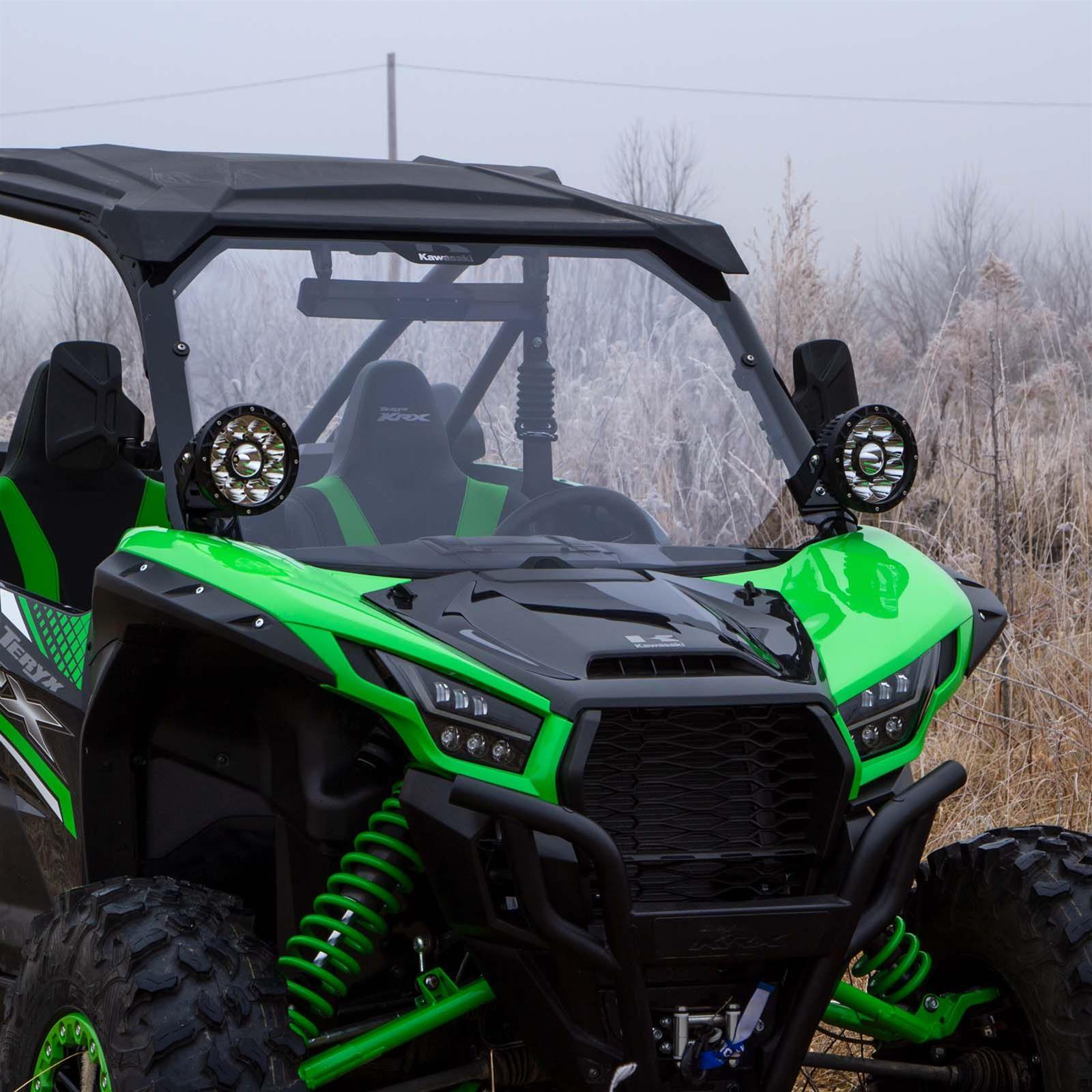 XK Glow Light Bars, Pods and Fog Lights XK066007 2pc 7in 44W Combo Beam Offroad Round Work Kit thumbnail 9
