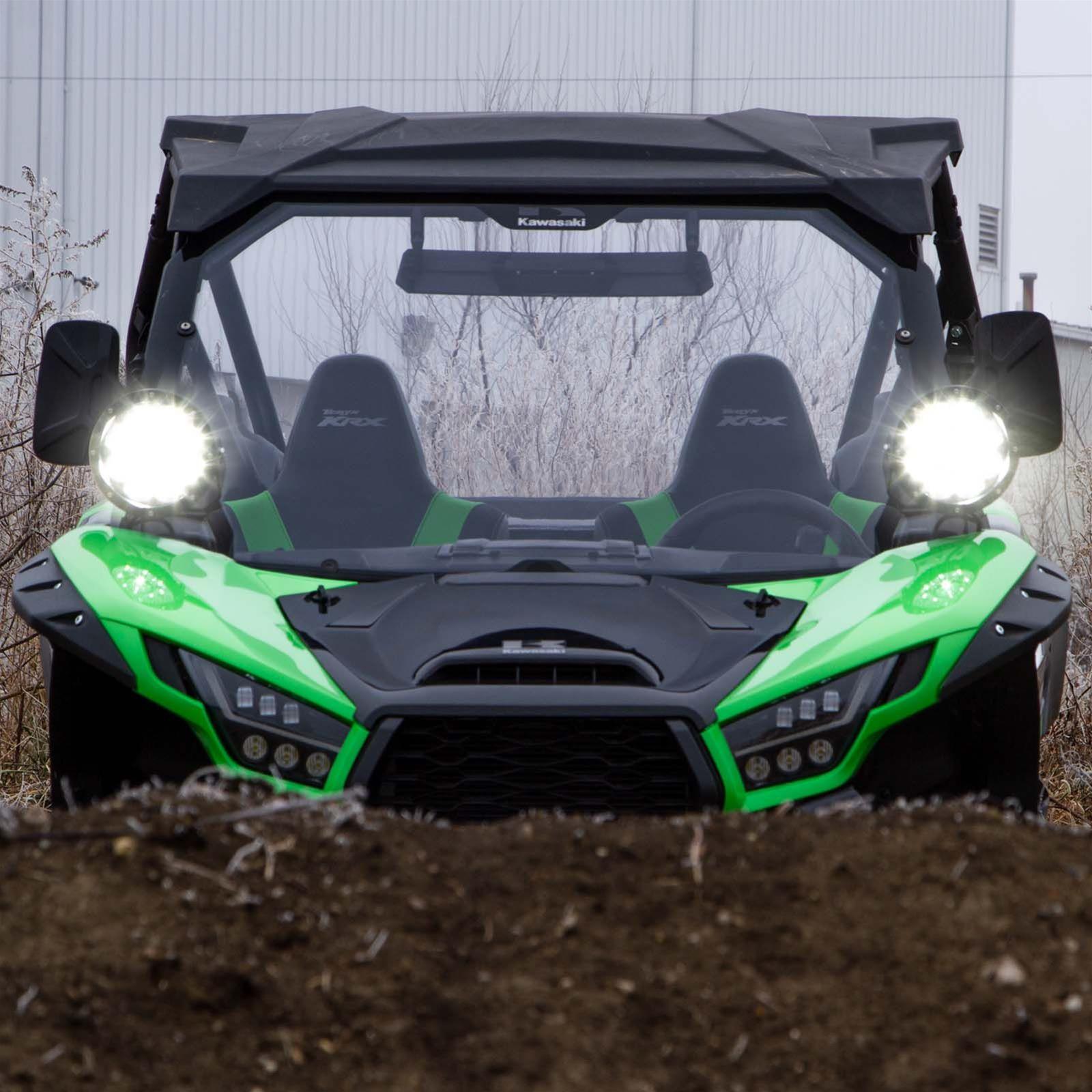 XK Glow Light Bars, Pods and Fog Lights XK066007 2pc 7in 44W Combo Beam Offroad Round Work Kit thumbnail 8