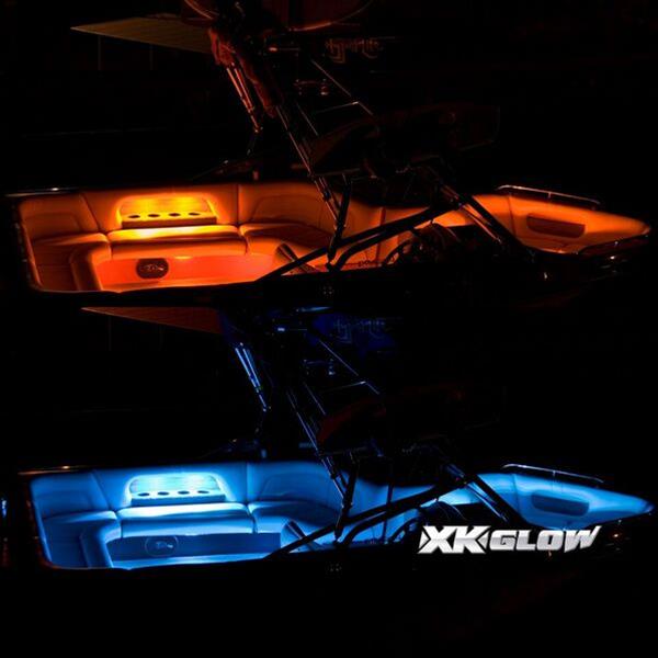 XK Glow Boat LED Accent Kits XK074011 4x 36-in. Strips + 4x10-in. Flex Strips2 Million Color XKGLOW Light Marine/Boat Kit thumbnail 5