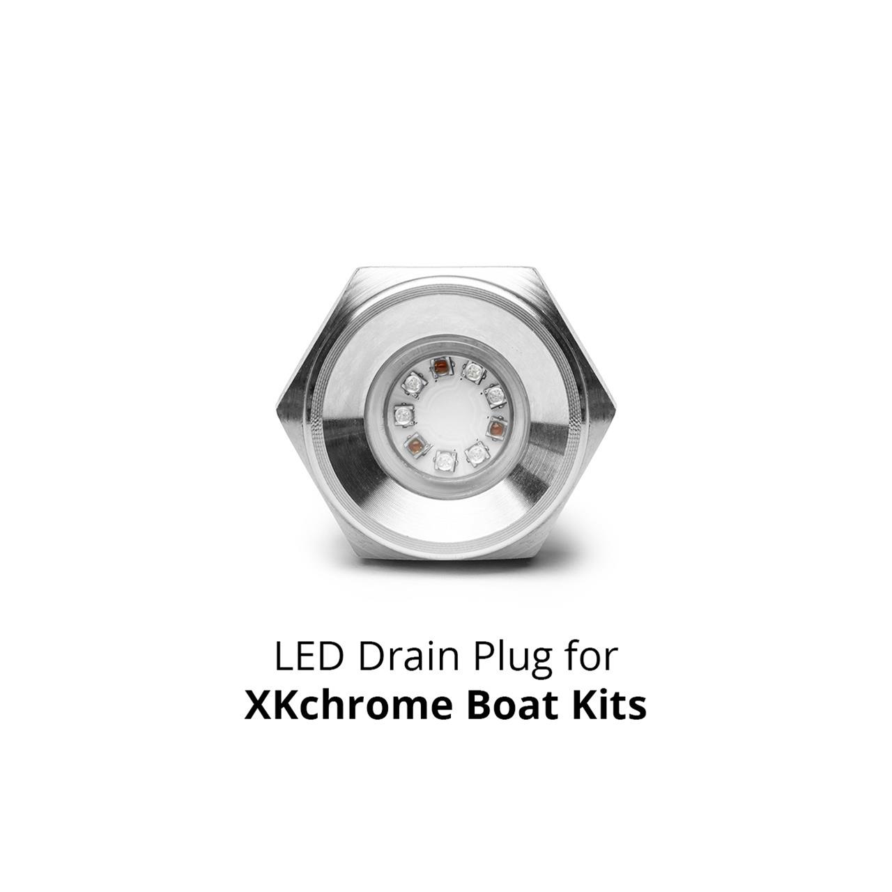 XK Glow Light Bars, Pods and Fog Lights XK075003 13.5W 1/2in Drain Plug IP 68 Marine Underwater