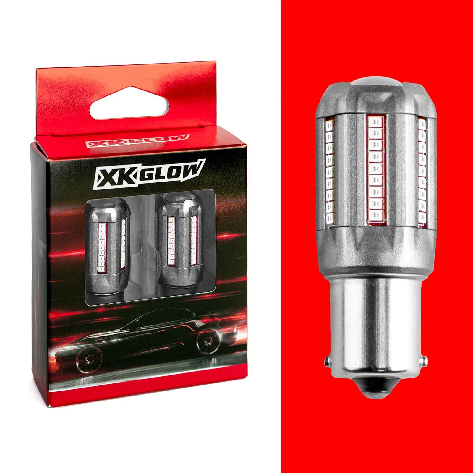 XK Glow Light Bulbs XK1157-R 2pc Red 1157 Auto Bulb