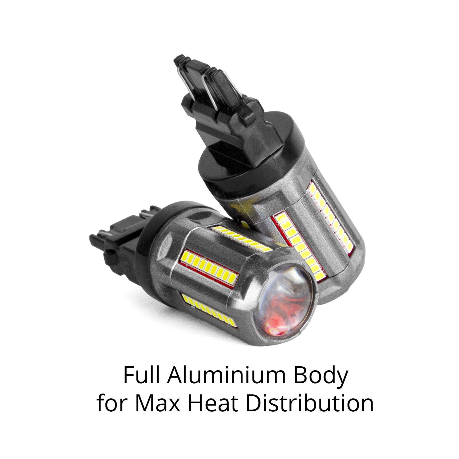 XK Glow Light Bulbs XK3157-W 2pc White 3157 Auto Bulb thumbnail 2