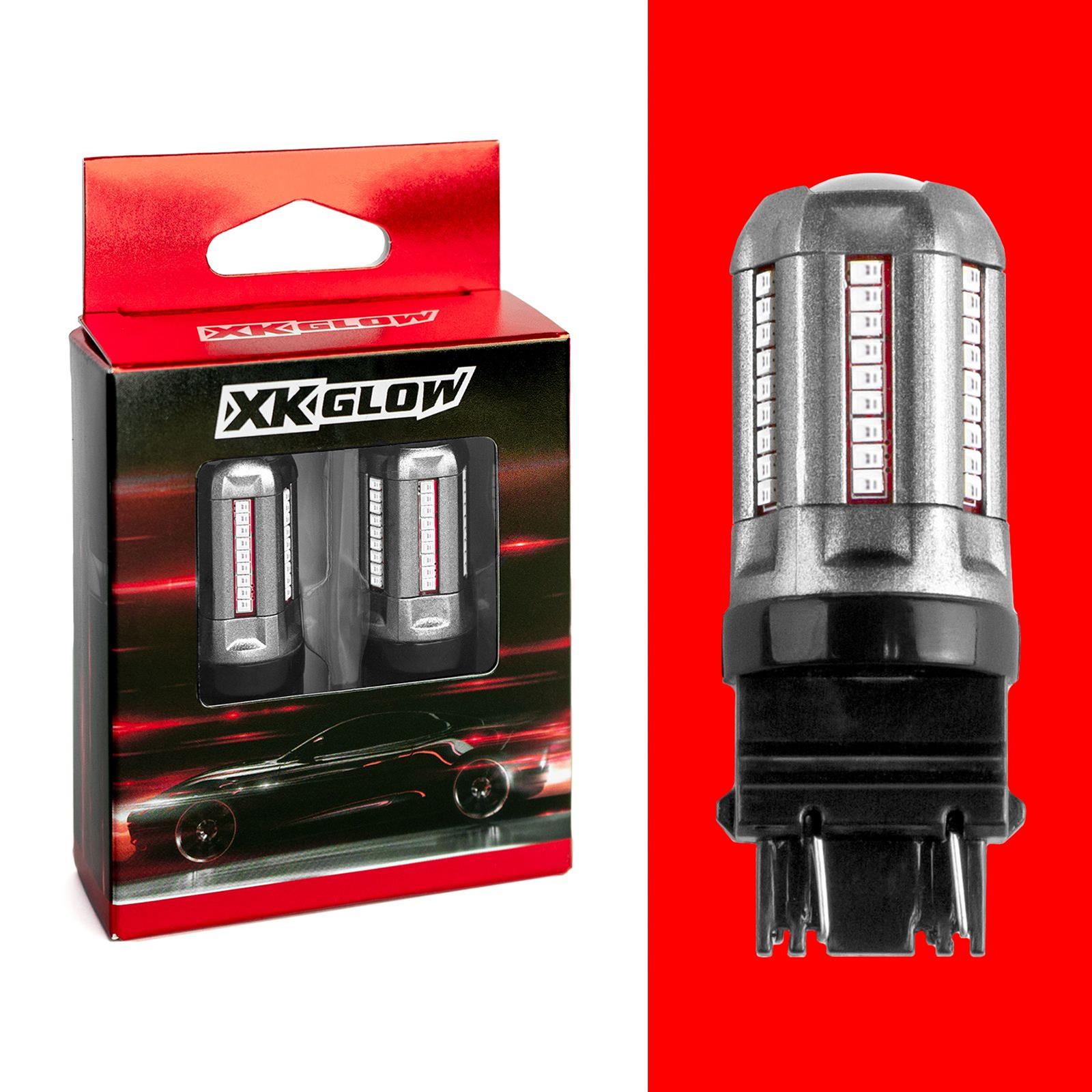 XK Glow Light Bulbs XK3156-R 2pc Red 3156 Auto Bulb