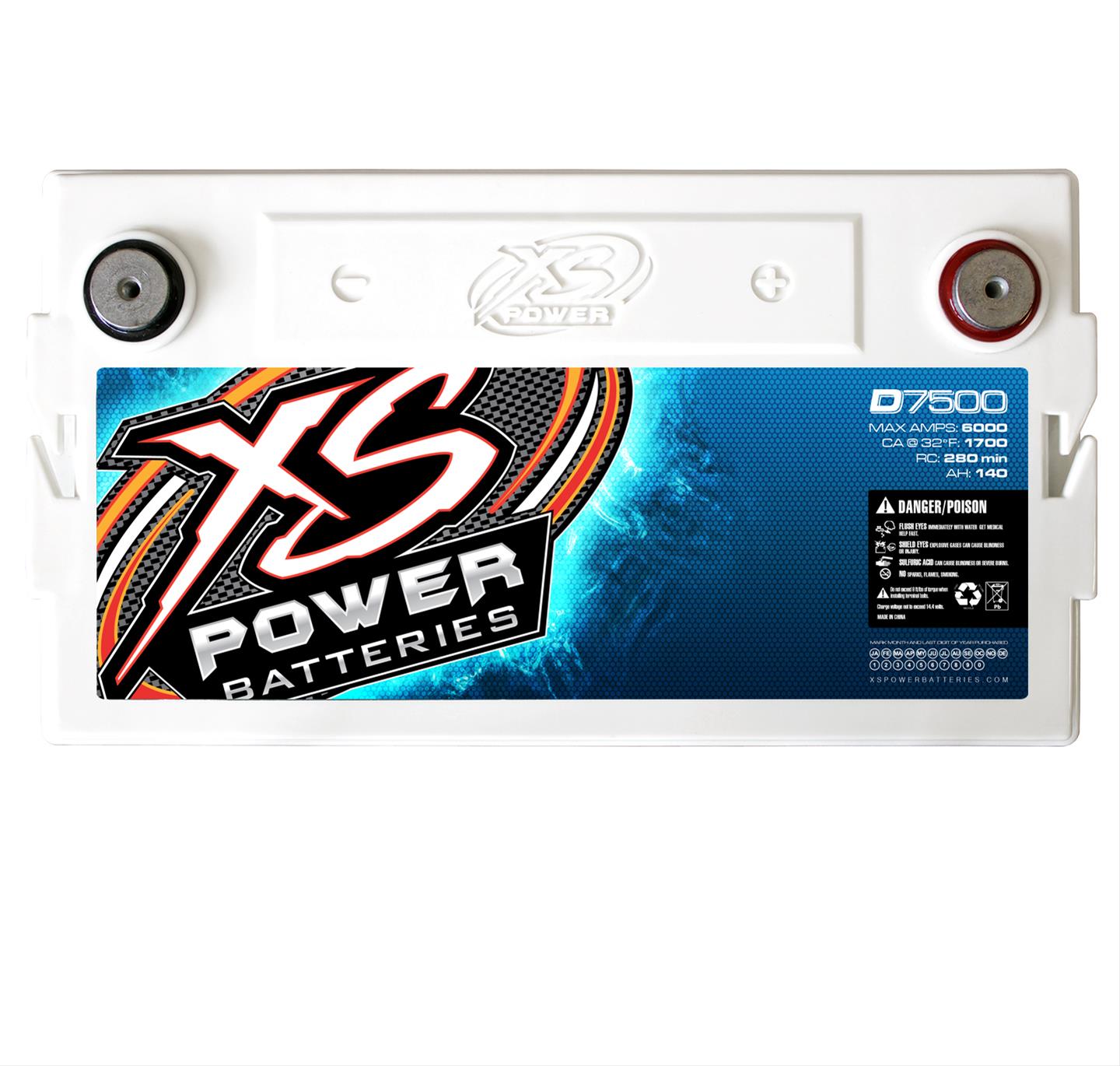 XS Power Batteries D7500 XS Power AGM Batteries Summit Racing