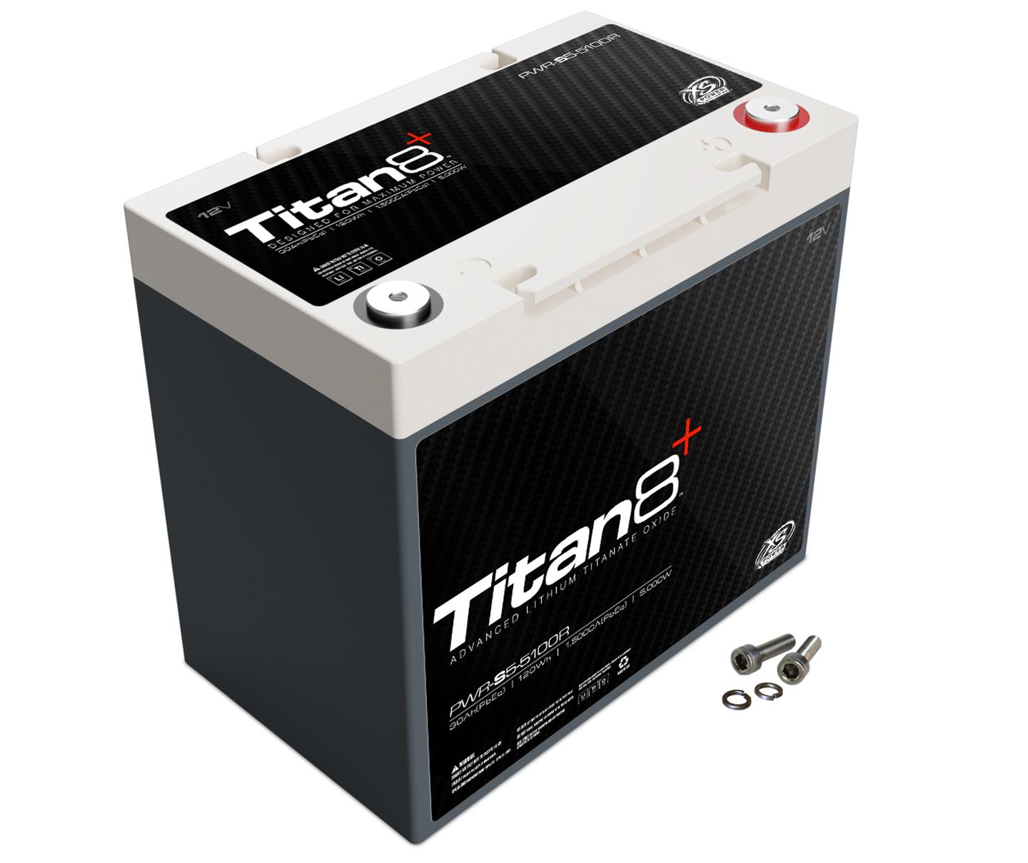 XS Power Batteries PWR-S5-5100R XS Power Titan8 Lithium Batteries