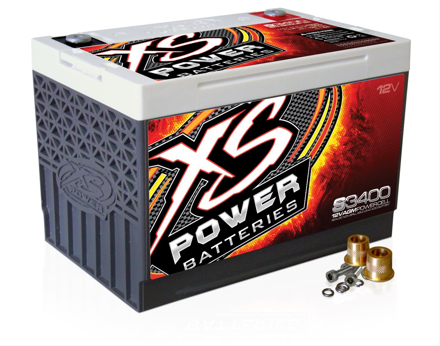 XS Power Batteries S3400 XS Power AGM Batteries Summit Racing