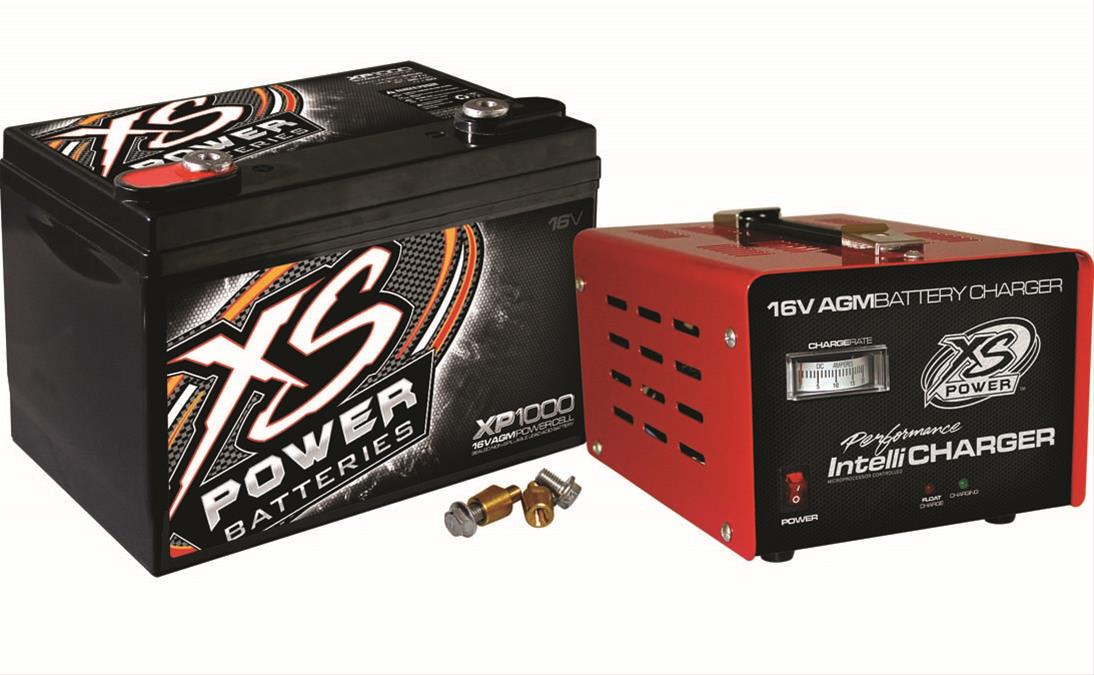 XS Power Batteries XP1000CK2 XS Power XP1000 16 V Battery and Charger  Combos | Summit Racing
