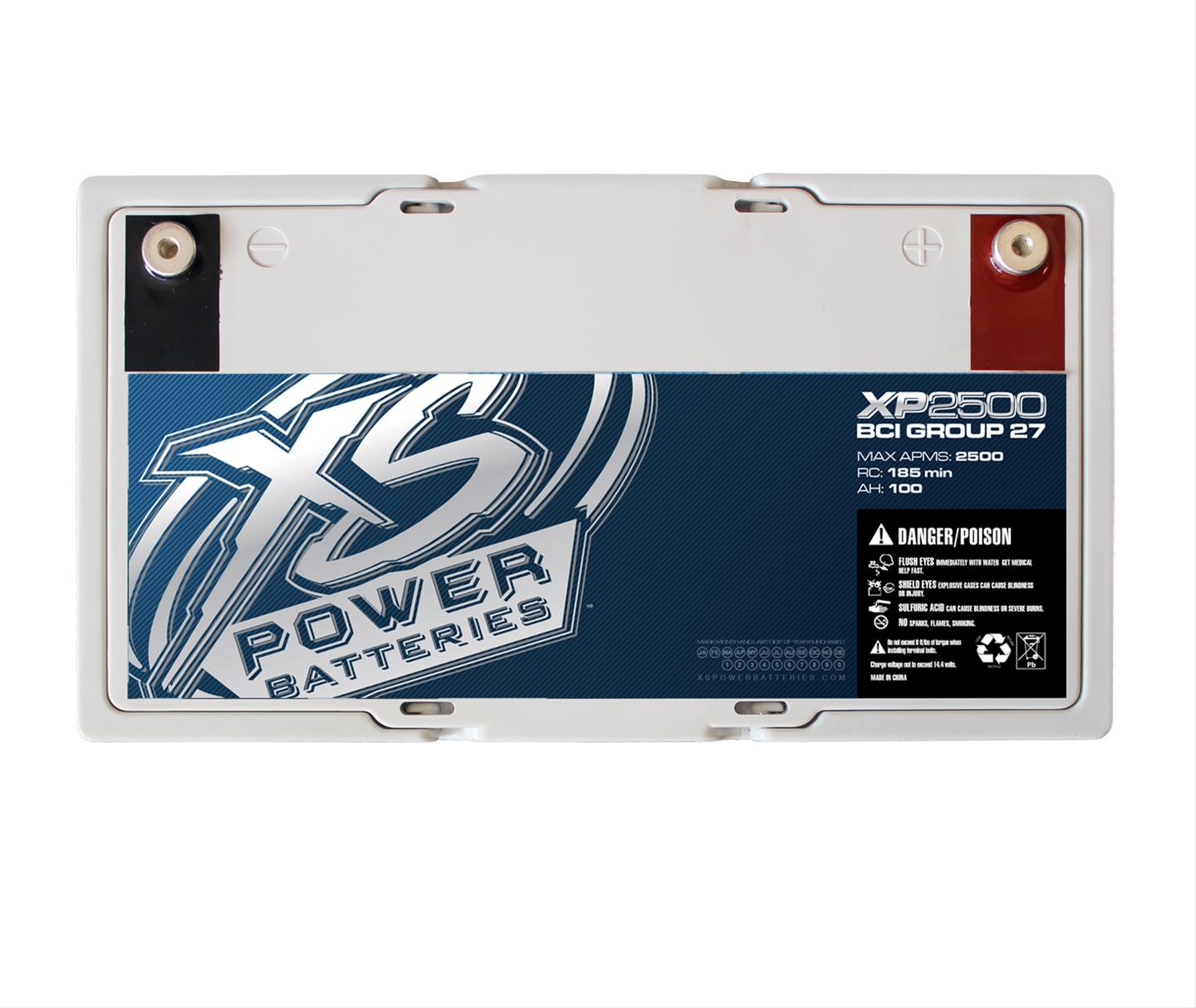 XS Power Batteries XP2500 XS Power AGM Batteries Summit Racing