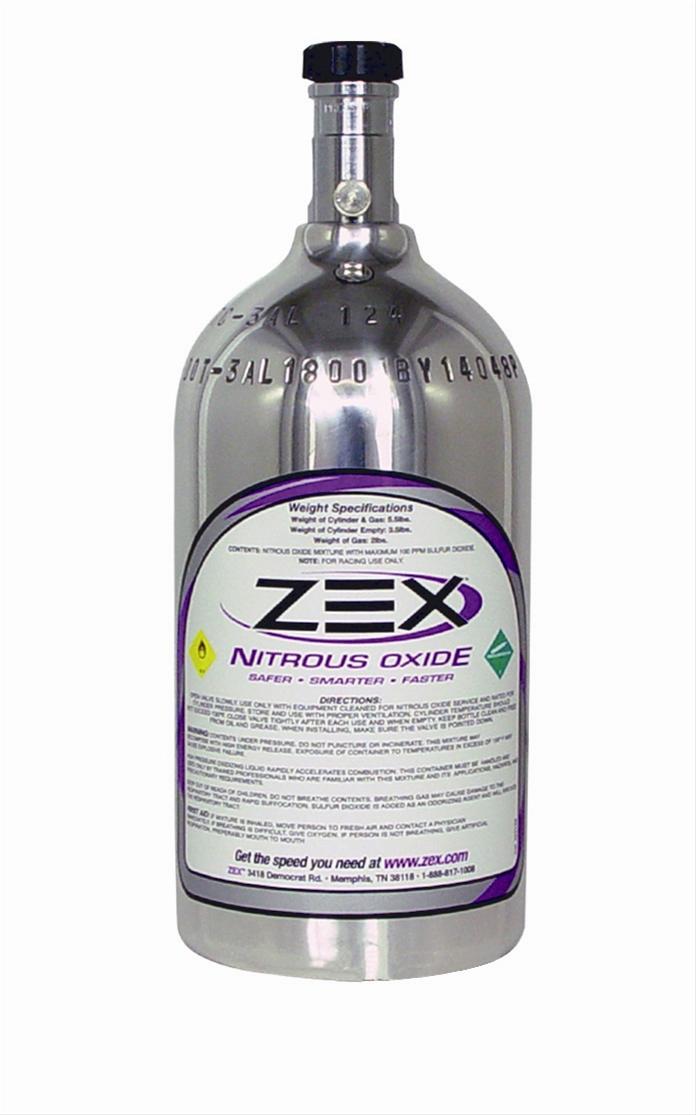Zex Nitrous Oxide Systems 82000PMB ZEX Nitrous Bottles Summit Racing