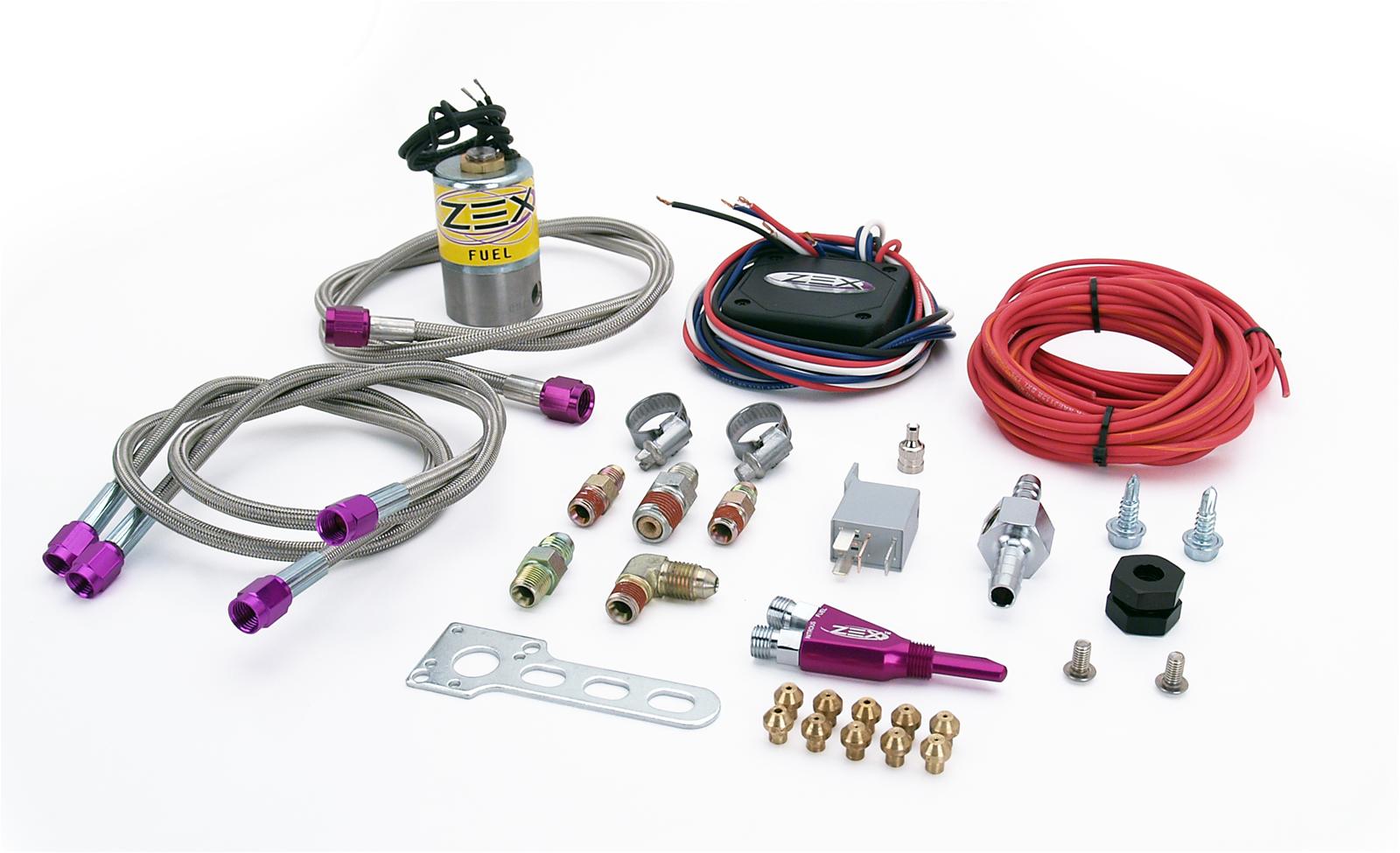 Zex Nitrous Oxide Systems 82024 ZEX Wet Nitrous Systems Summit Racing