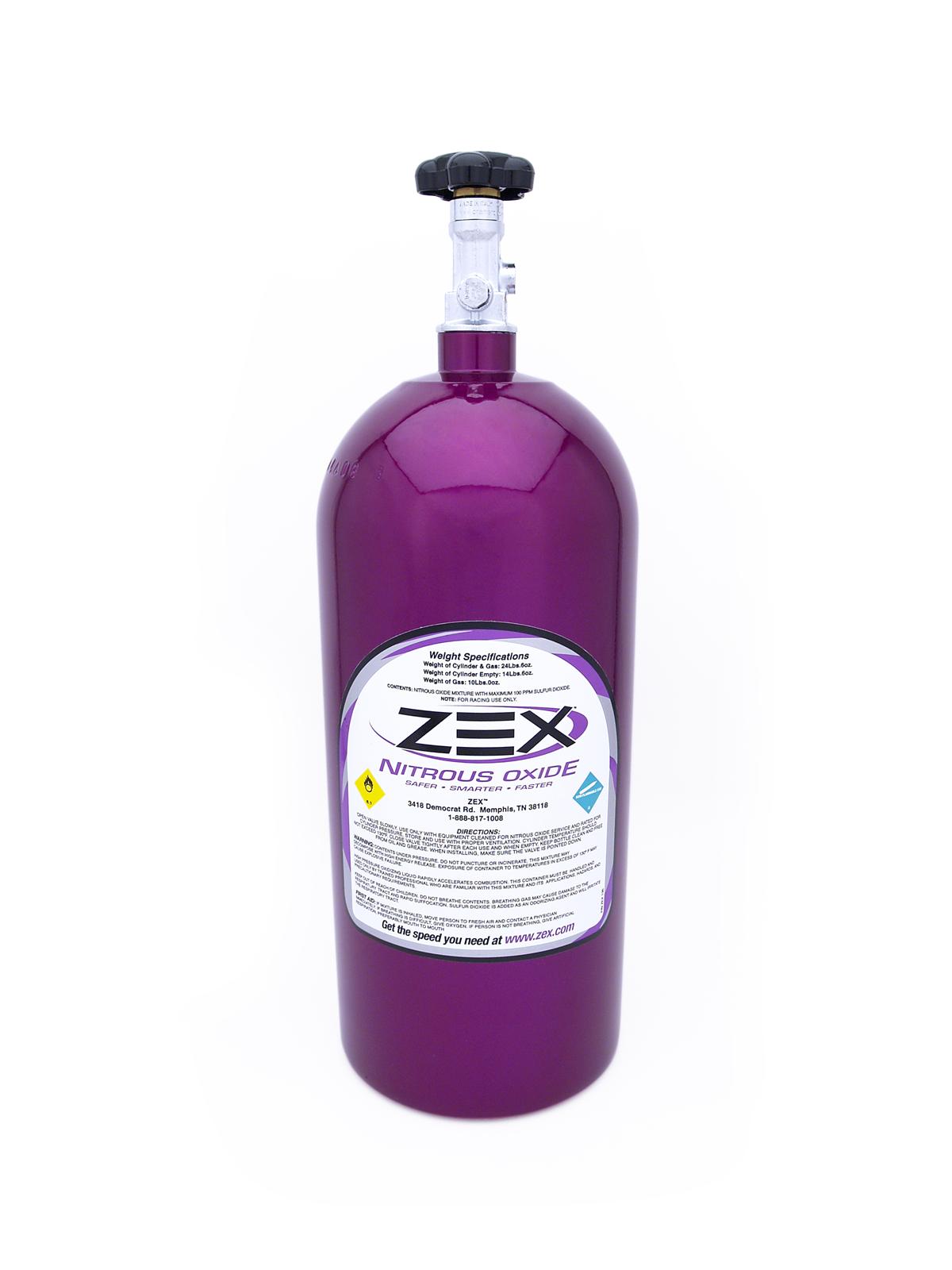 Zex Nitrous Oxide Systems 82323 ZEX Nitrous Bottles Summit Racing