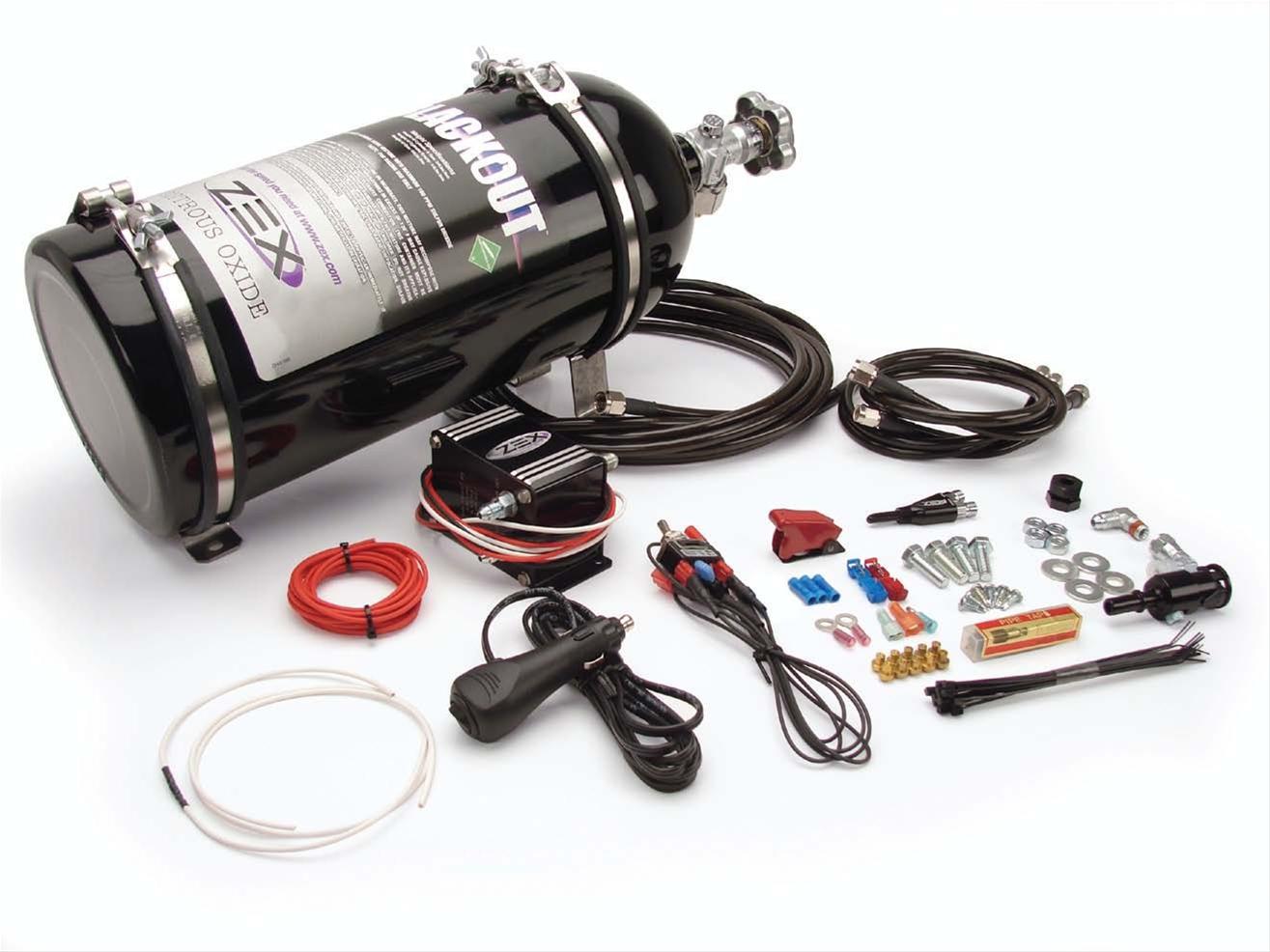 2011 FORD MUSTANG Zex Nitrous Oxide Systems 82390B ZEX Blackout Nitrous