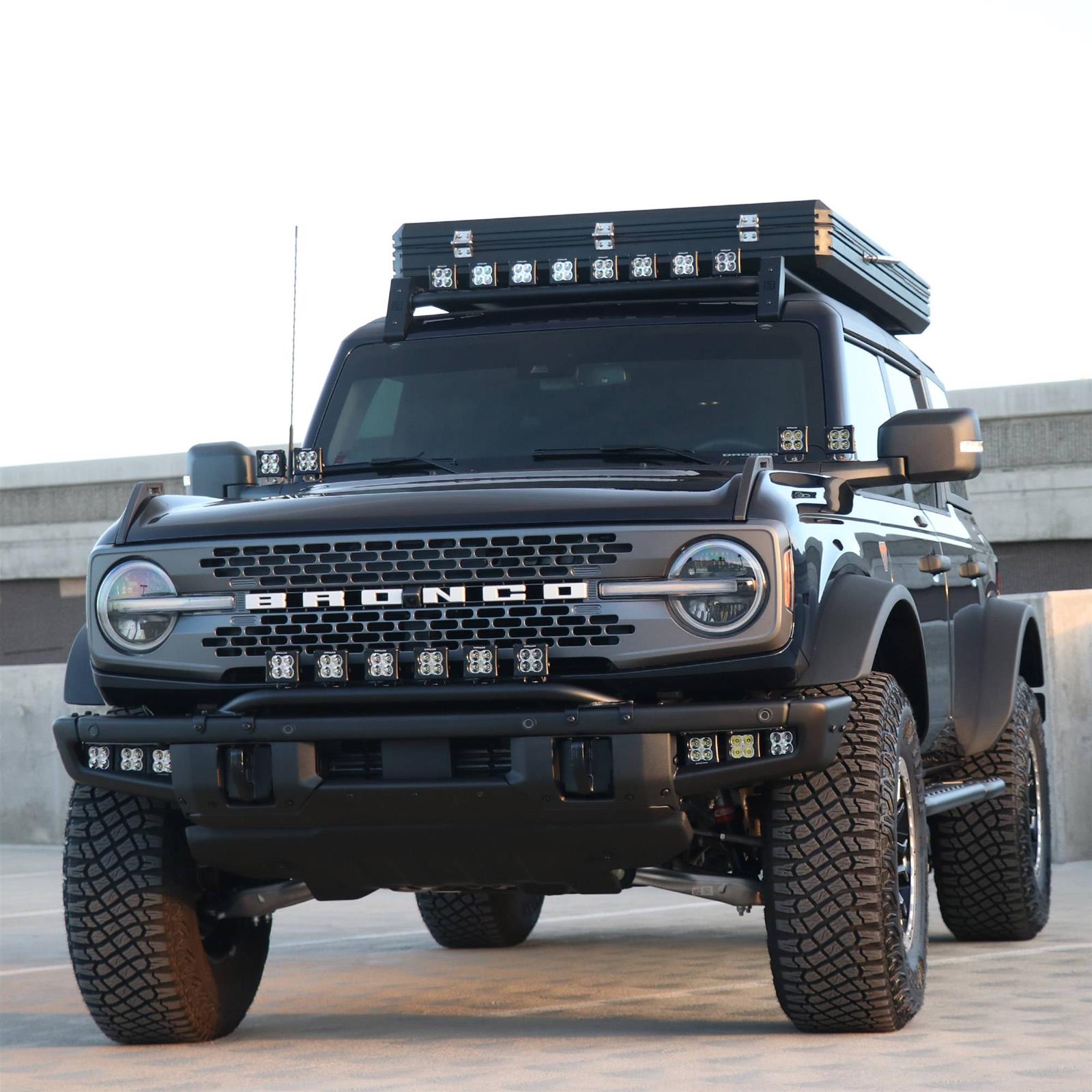 ZROADZ A-Pillar LED Pod Light Kits Z365401-KIT4AW Pods, Kit with 3 Inch White and Amber Lights, Ford Bronco, Kit thumbnail 2