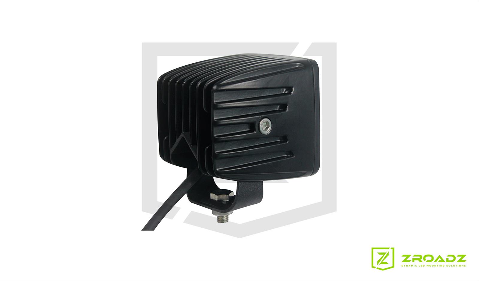 ZROADZ LED Light Pods Z30BC14W20 Zroadz 3" Square Cube Pod Work - 20 Watt CREE - 1600 Lumens - DT Pigtail Connector - Combo Beam - IP67 Waterproof - 50000 Hours and above L thumbnail 3