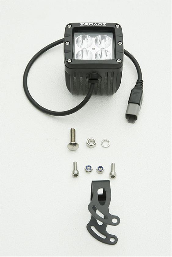 ZROADZ LED Light Pods Z30BC14W20S Zroadz 3" Square Cube Pod Work - SPOT Beam Pattern - 20 Watt CREE - 1600 Lumens - DT Pigtail Connector - Combo Beam - IP67 Waterproof - 500