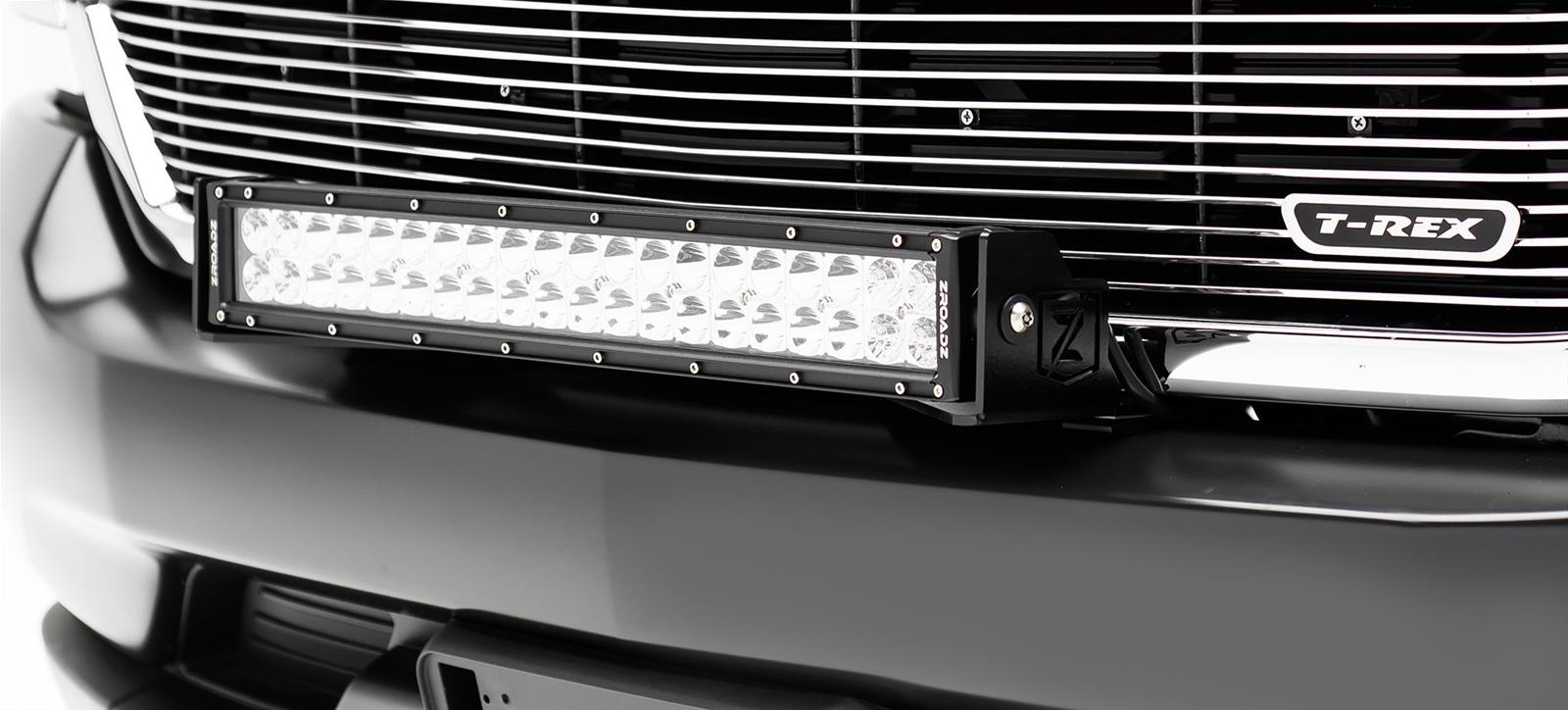 ZROADZ Auxiliary Light Mounting Brackets Z321221-KIT 2014-2017 CHEVROLET SILVERADO 2500/3500: Front Bumper Top LED Bar Mount KIT with 30" Inch Led Bar (Includes Universal Wiring Harness)