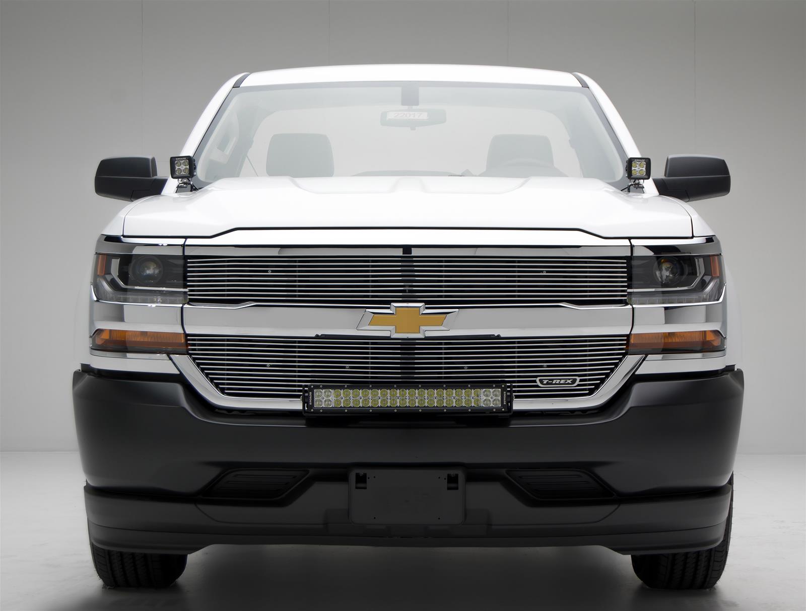 ZROADZ Light Mount Brackets Z322082 2016-2016 CHEVROLET SILVERADO 1500: Front Bumper Top LED Bar Mounts - to mount 30" Zroadz LED or Similar Style light thumbnail 2