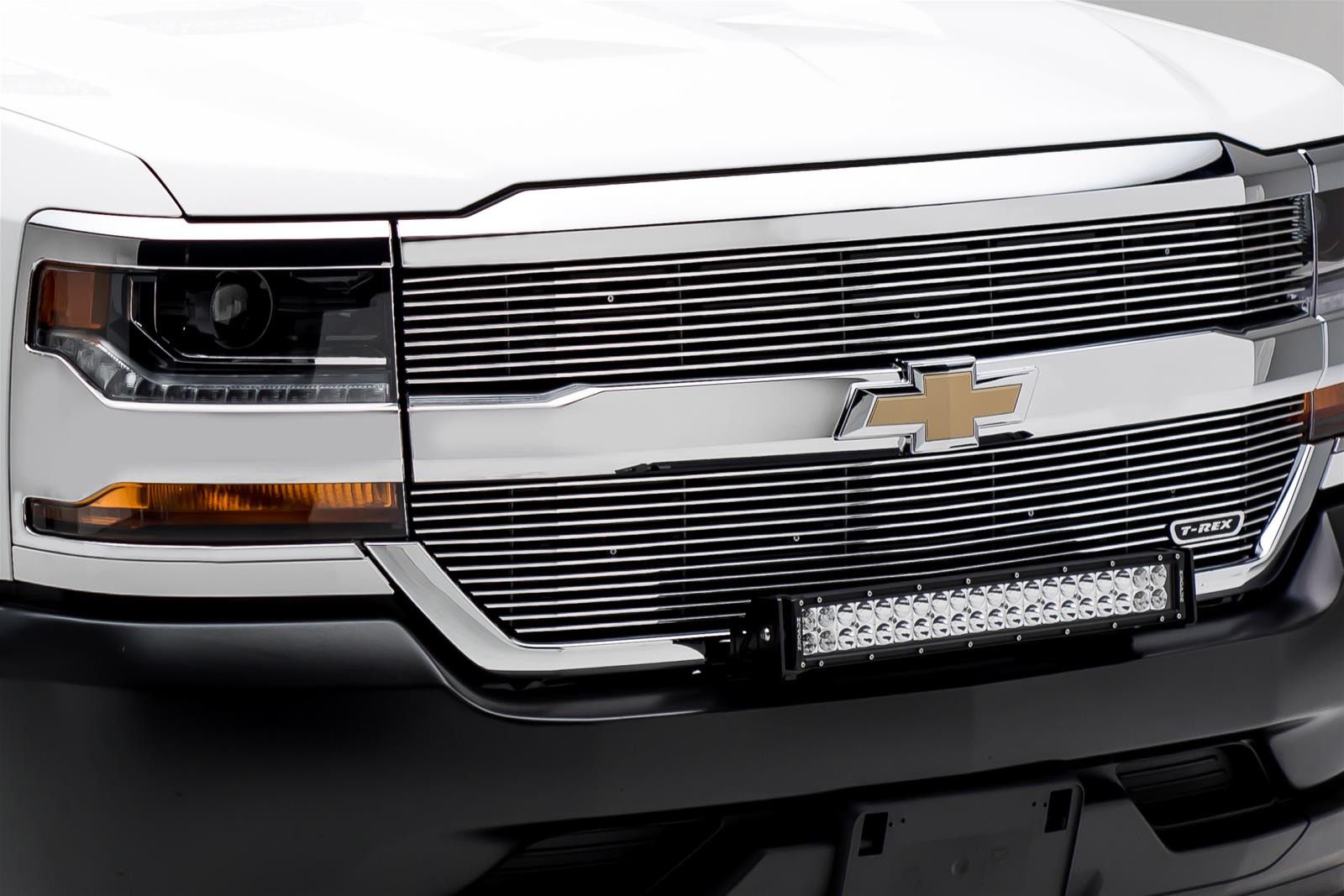 ZROADZ Light Mount Brackets Z322082 2016-2016 CHEVROLET SILVERADO 1500: Front Bumper Top LED Bar Mounts - to mount 30" Zroadz LED or Similar Style light thumbnail 5