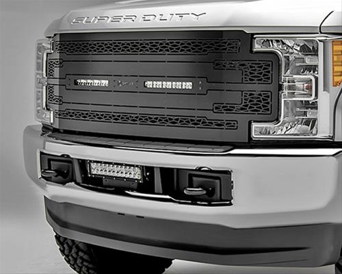 ZROADZ Front Bumper Center LED Light Kits Z325471-KIT 2017 Ford F-250 /350 Lower Mount With 12 inch Bar & Wire Harness thumbnail 4