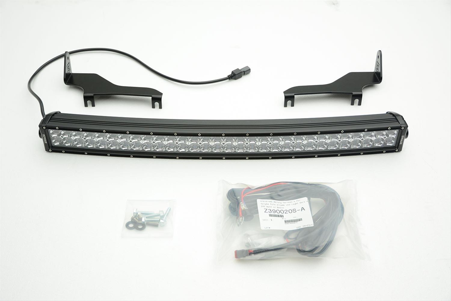ZROADZ Front Bumper Top LED Light Kits Z325662-KIT 2017 Ford F150 Raptor Bar Mount KIT - Includes 40"Curved Light, Universal Wire Harness thumbnail 4