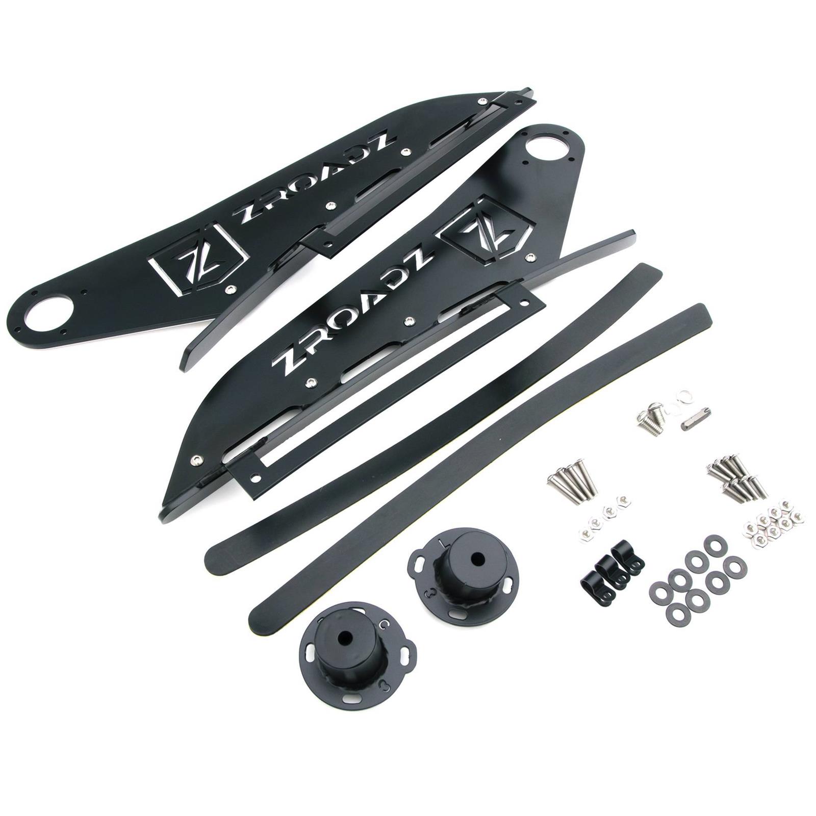 ZROADZ Front Roof LED Light Brackets for 2007-2013 SILVERADO 1500 - Z332151 Auxiliary Mounting Bracket, Bracket thumbnail 2