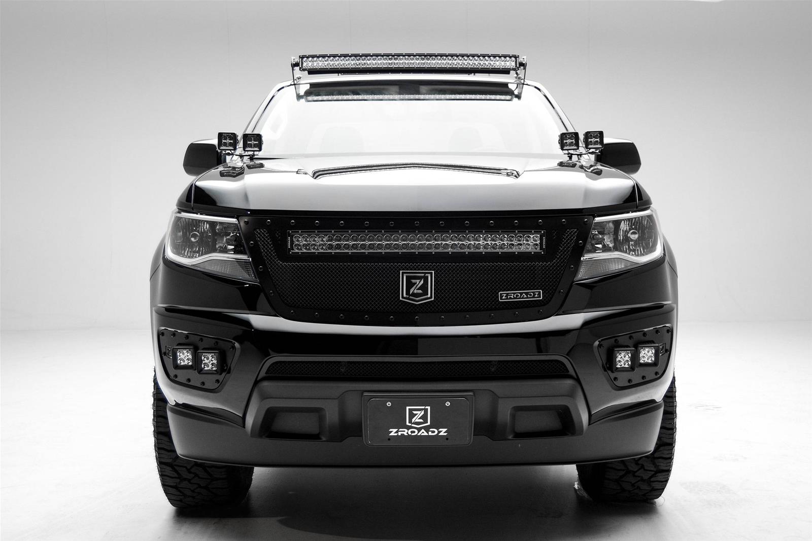 ZROADZ Front Roof LED Light Brackets for 2015-2020 CANYON, COLORADO - Z332171 Auxiliary Mounting Bracket, Bracket