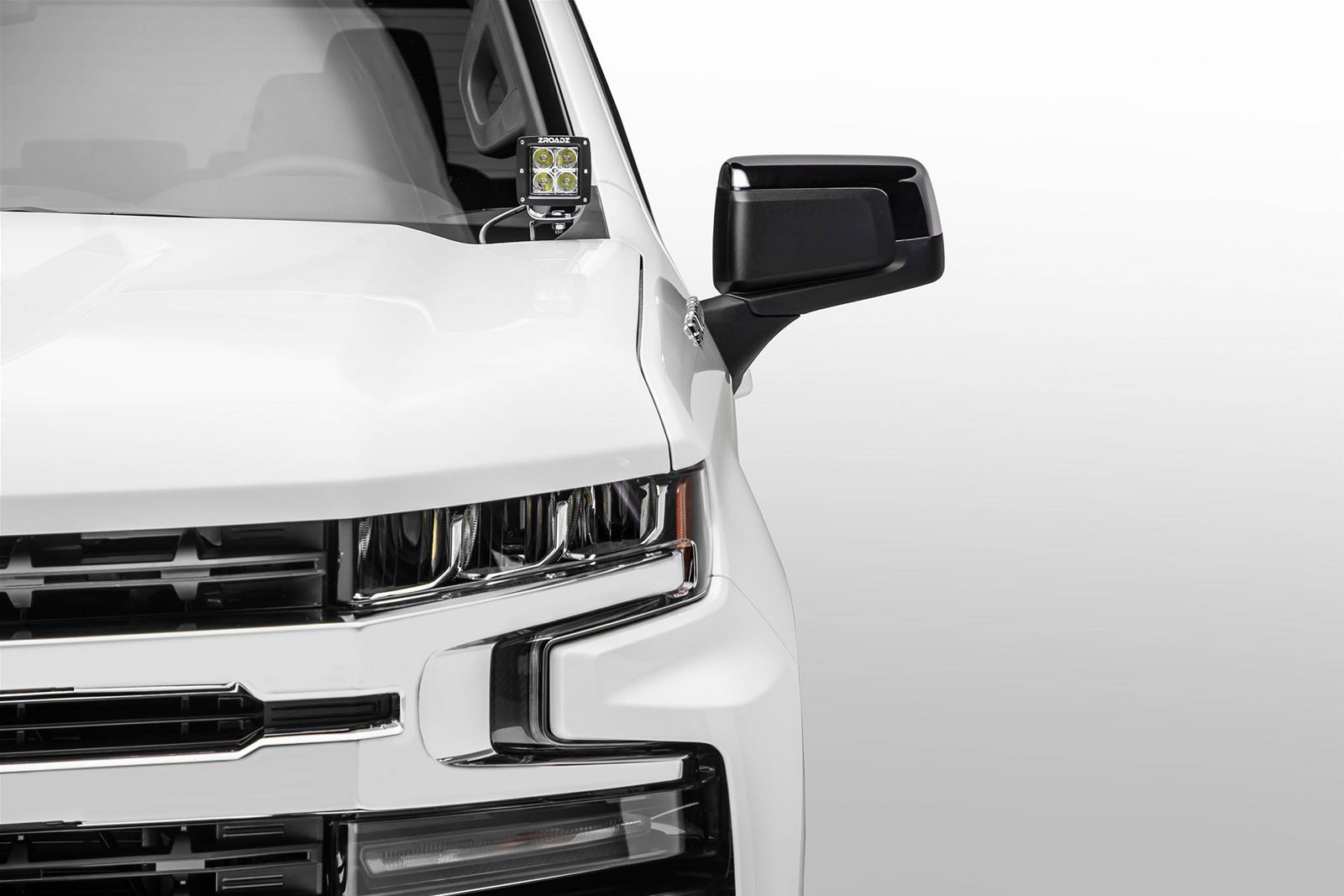 ZROADZ Hood Hinge LED Pod Light Brackets for 2019-2022 SILVERADO 1500 - Z362181 Hinge, Bracket thumbnail 6