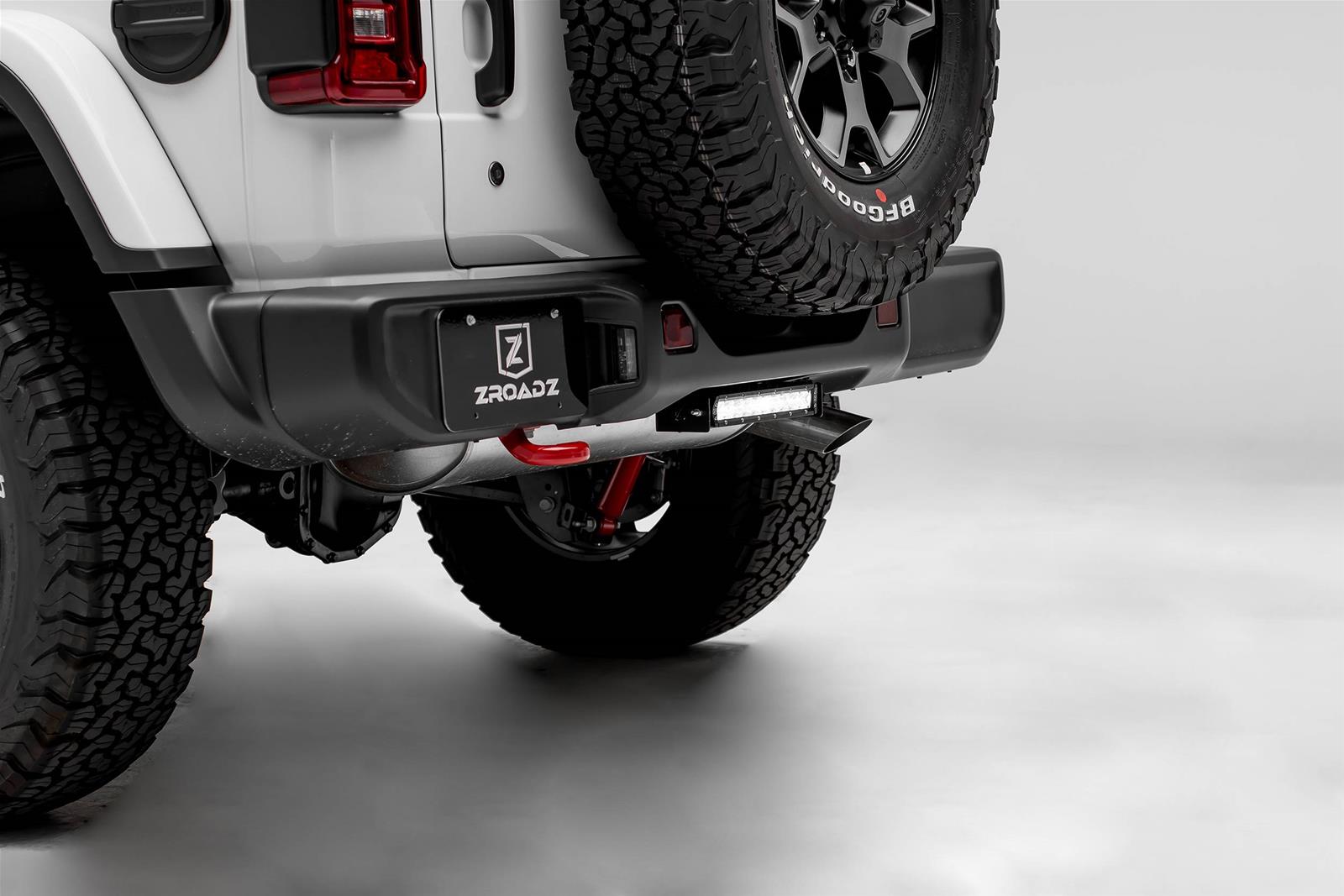 ZROADZ Rear Bumper LED Light Brackets for 2018-2022 WRANGLER - Z384931 Auxiliary Mounting Bracket, Bracket thumbnail 4