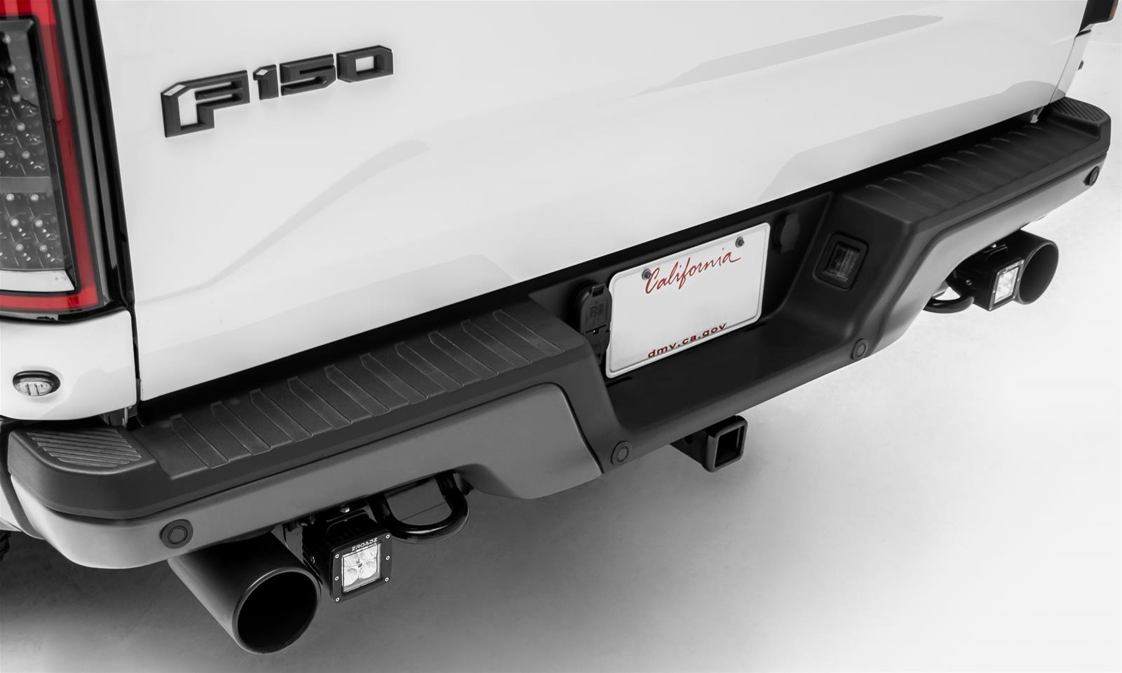 ZROADZ - Bumper Accessories for 2017-2020 F-150 Z385651-KIT 2017 Ford F150 Raptor Rear LED Light Bar Mount KIT Inlcudes (2) 3" LED Cube Lights, Universal Wire Harness Bolt On Easy Install thumbnail 3