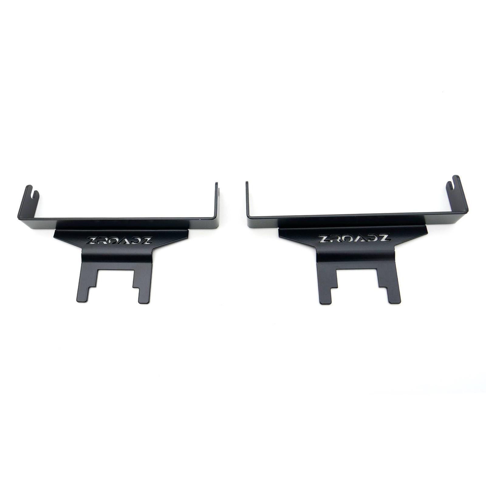 ZROADZ Light Mount Brackets Z394812 Auxiliary mount brackets JEEP Wrangler JK Rear Window Brackets. Hard Top Only. thumbnail 3