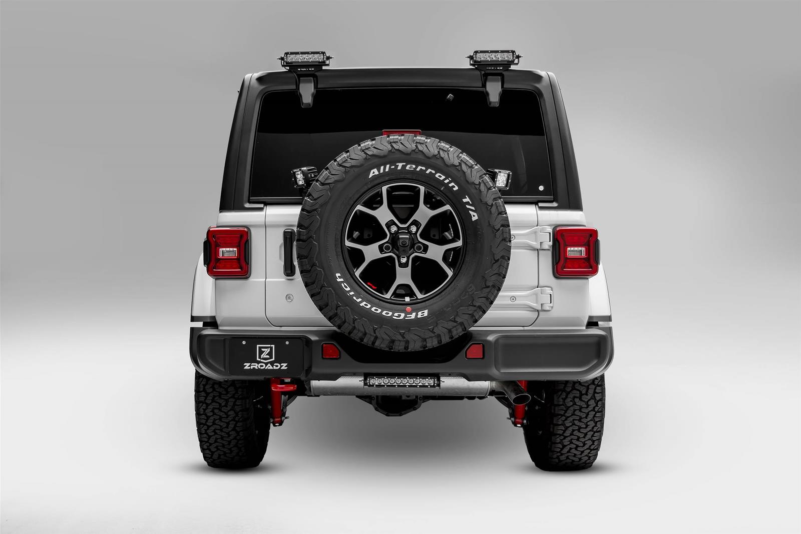 ZROADZ Rear Tire Carrier LED Light Brackets for 2018-2022 WRANGLER - Z394951 Spare Carrier, Bracket thumbnail 6