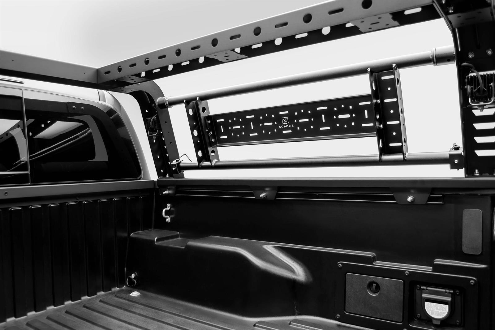 ZROADZ Access Overland Racks with Three Lifting Side Gates for 2016-2022 TACOMA - Z839201 Truck Bed Rack, Toyota Rack, Black, Mild Steel, Alum, With 3 thumbnail 7