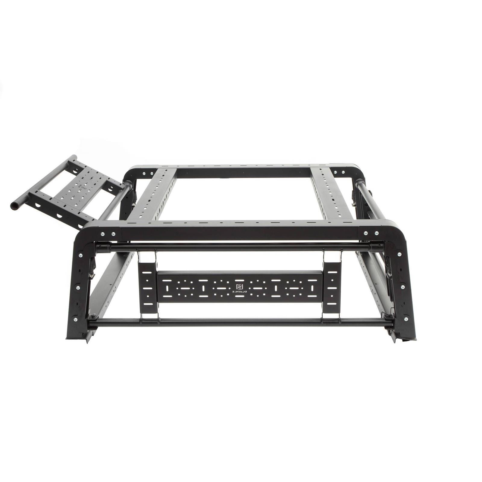 ZROADZ Access Overland Racks with Three Lifting Side Gates for 2016-2022 TACOMA - Z839201 Truck Bed Rack, Toyota Rack, Black, Mild Steel, Alum, With 3 thumbnail 5
