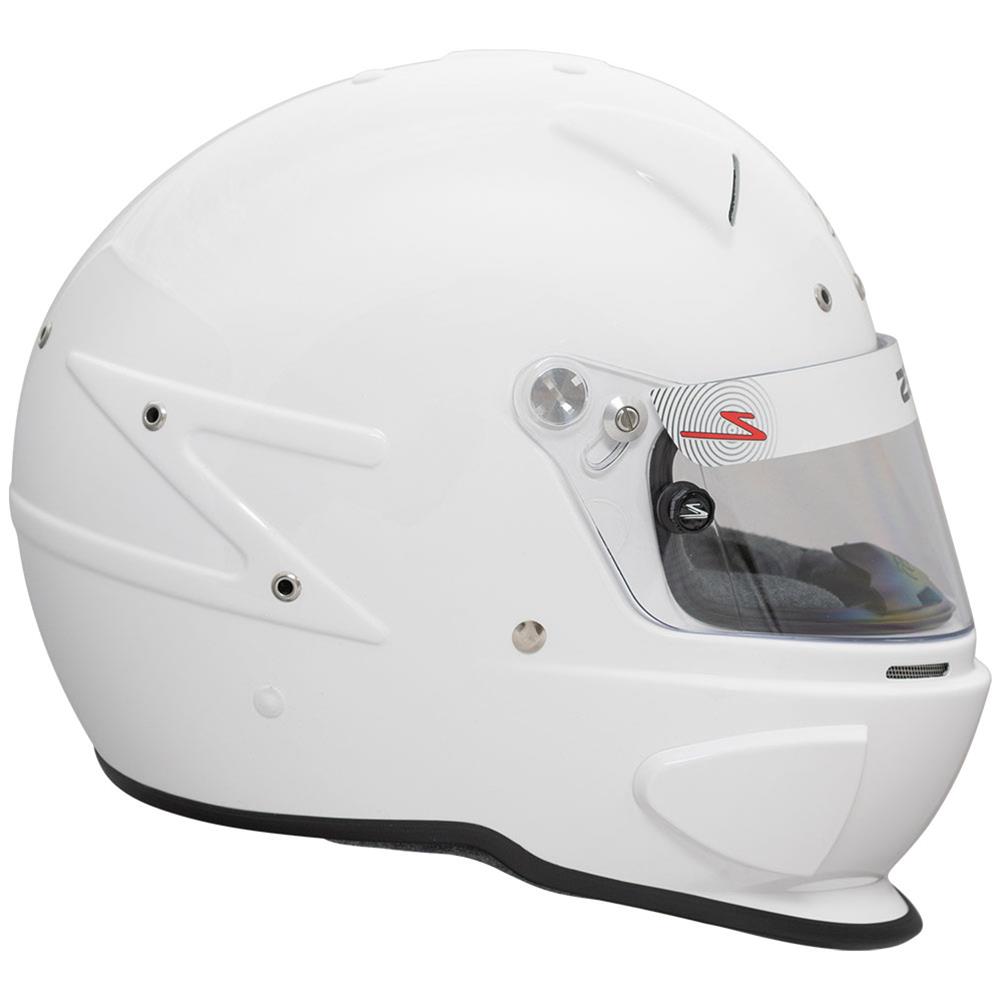 Zamp RZ-70E Switch Helmets H760001M Helmet, Switch, Full Face, White, Gloss Finish, Fire-Retardant Liner, Snell SA2020/FIA 8859-2015, Medium, Each thumbnail 9