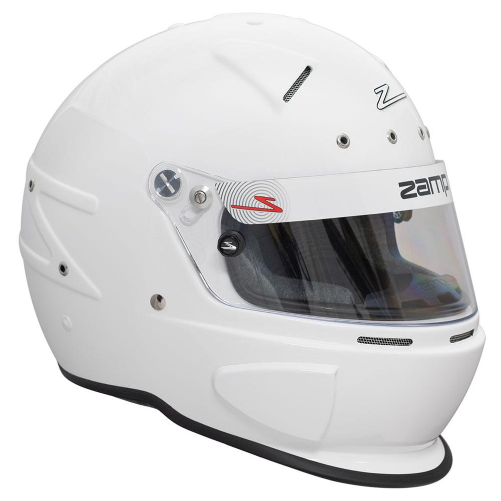 Zamp RZ-70E Switch Helmets H760001M Helmet, Switch, Full Face, White, Gloss Finish, Fire-Retardant Liner, Snell SA2020/FIA 8859-2015, Medium, Each thumbnail 7