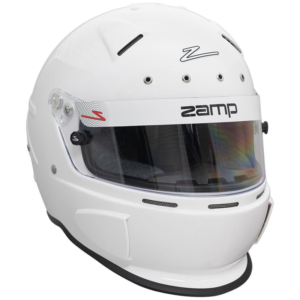 Zamp RZ-70E Switch Helmets H760001M Helmet, Switch, Full Face, White, Gloss Finish, Fire-Retardant Liner, Snell SA2020/FIA 8859-2015, Medium, Each thumbnail 4