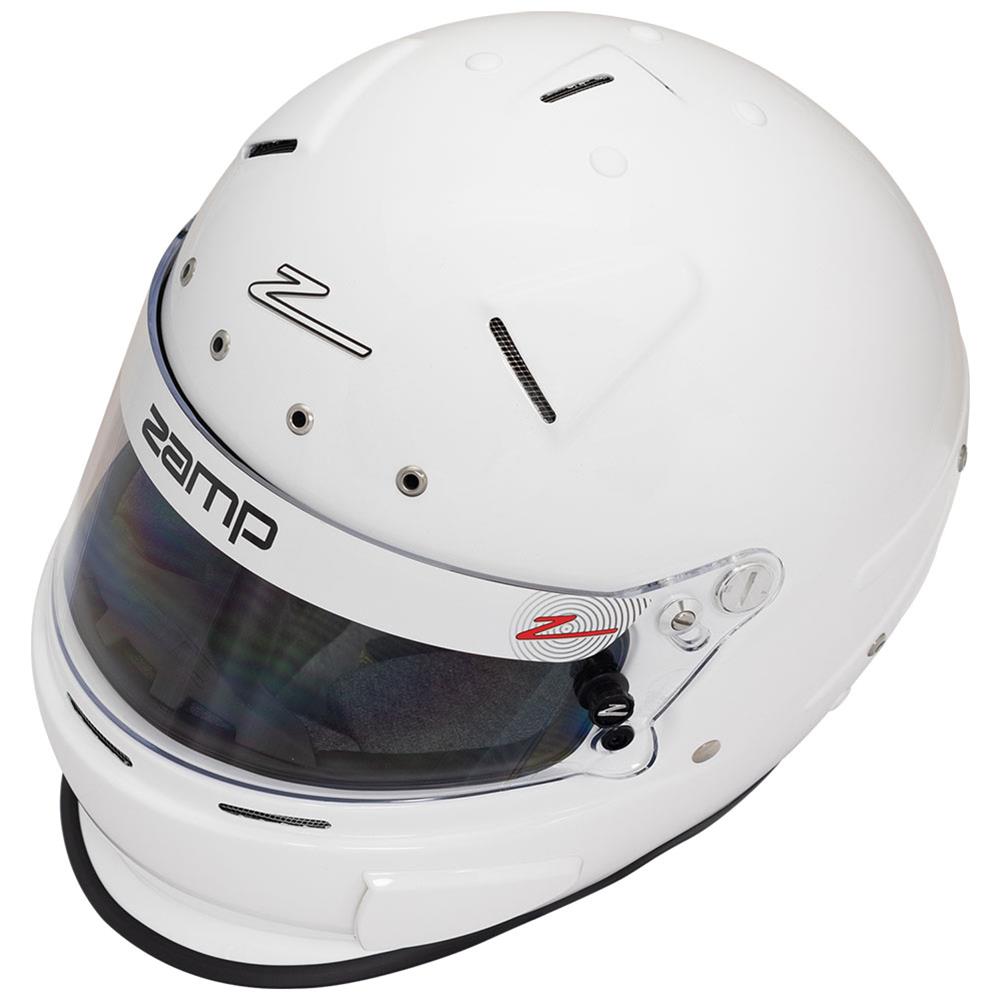 Zamp RZ-70E Switch Helmets H760001M Helmet, Switch, Full Face, White, Gloss Finish, Fire-Retardant Liner, Snell SA2020/FIA 8859-2015, Medium, Each thumbnail 2