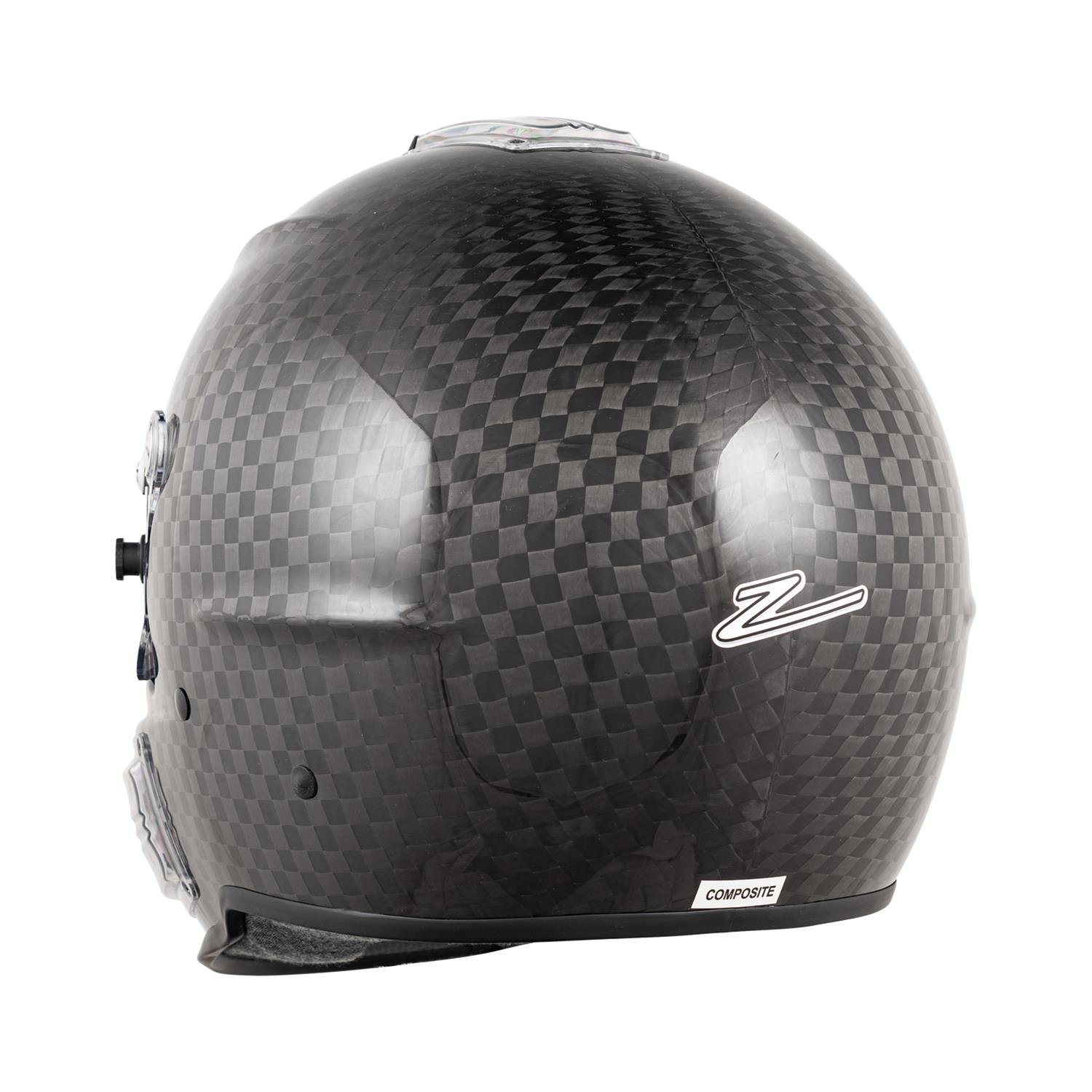 Zamp RZ-64C Helmets H763CB3M Helmet, RZ-64C, Full Face, Gloss, Carbon Fiber, Fire-Retardant Fabric, Snell SA2020, Medium, Each thumbnail 8