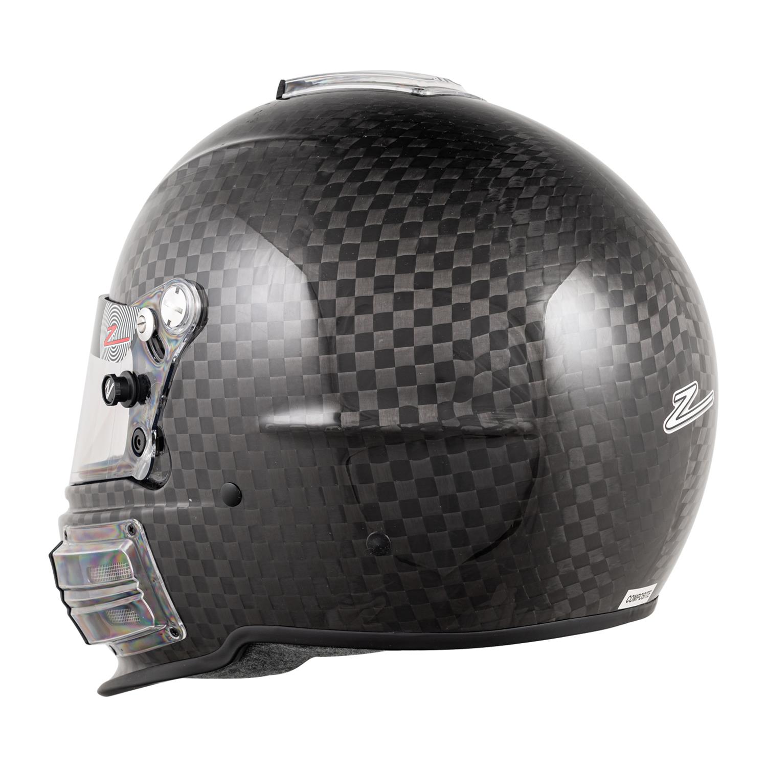 Zamp RZ-64C Helmets H763CB3M Helmet, RZ-64C, Full Face, Gloss, Carbon Fiber, Fire-Retardant Fabric, Snell SA2020, Medium, Each thumbnail 7