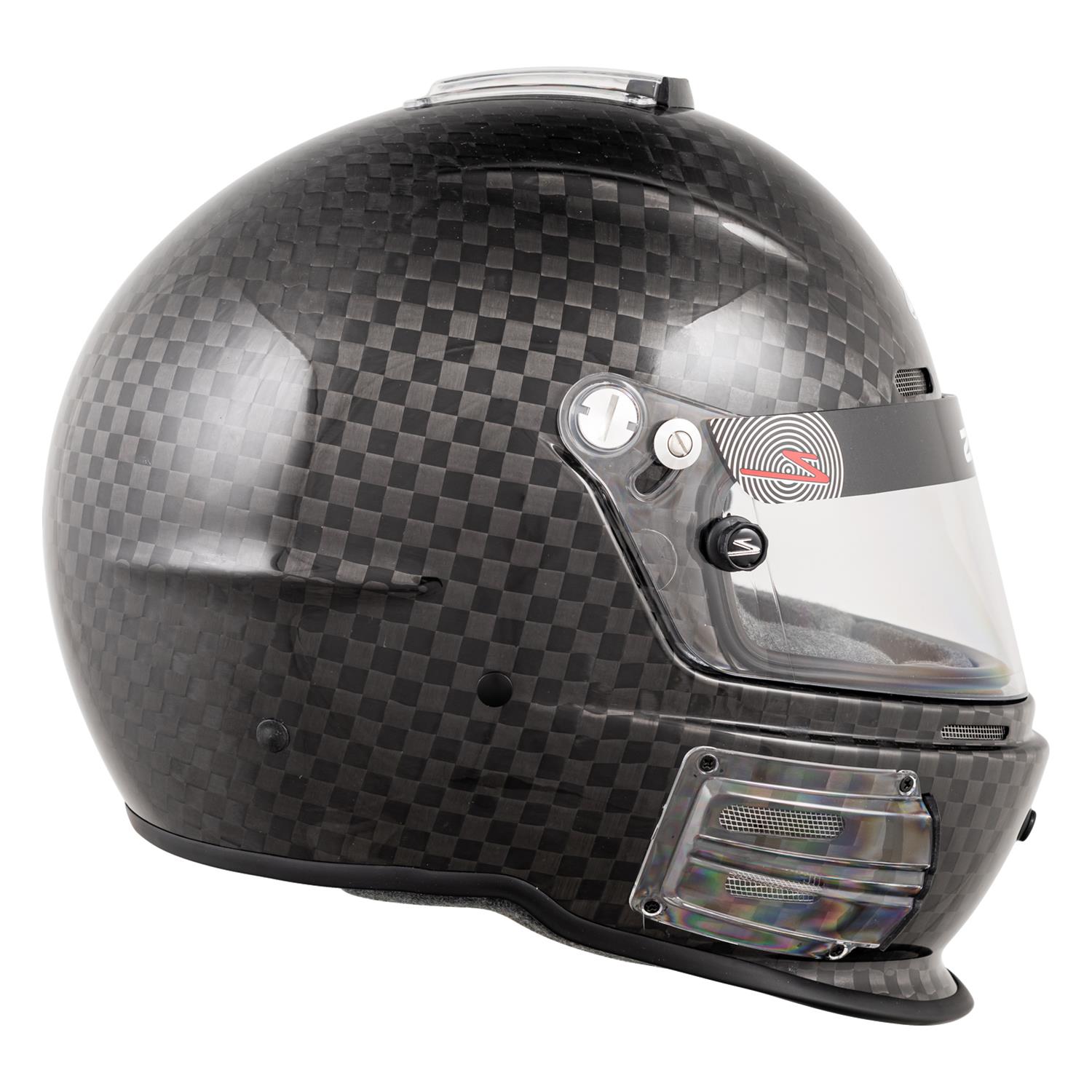 Zamp RZ-64C Helmets H763CB3M Helmet, RZ-64C, Full Face, Gloss, Carbon Fiber, Fire-Retardant Fabric, Snell SA2020, Medium, Each thumbnail 4