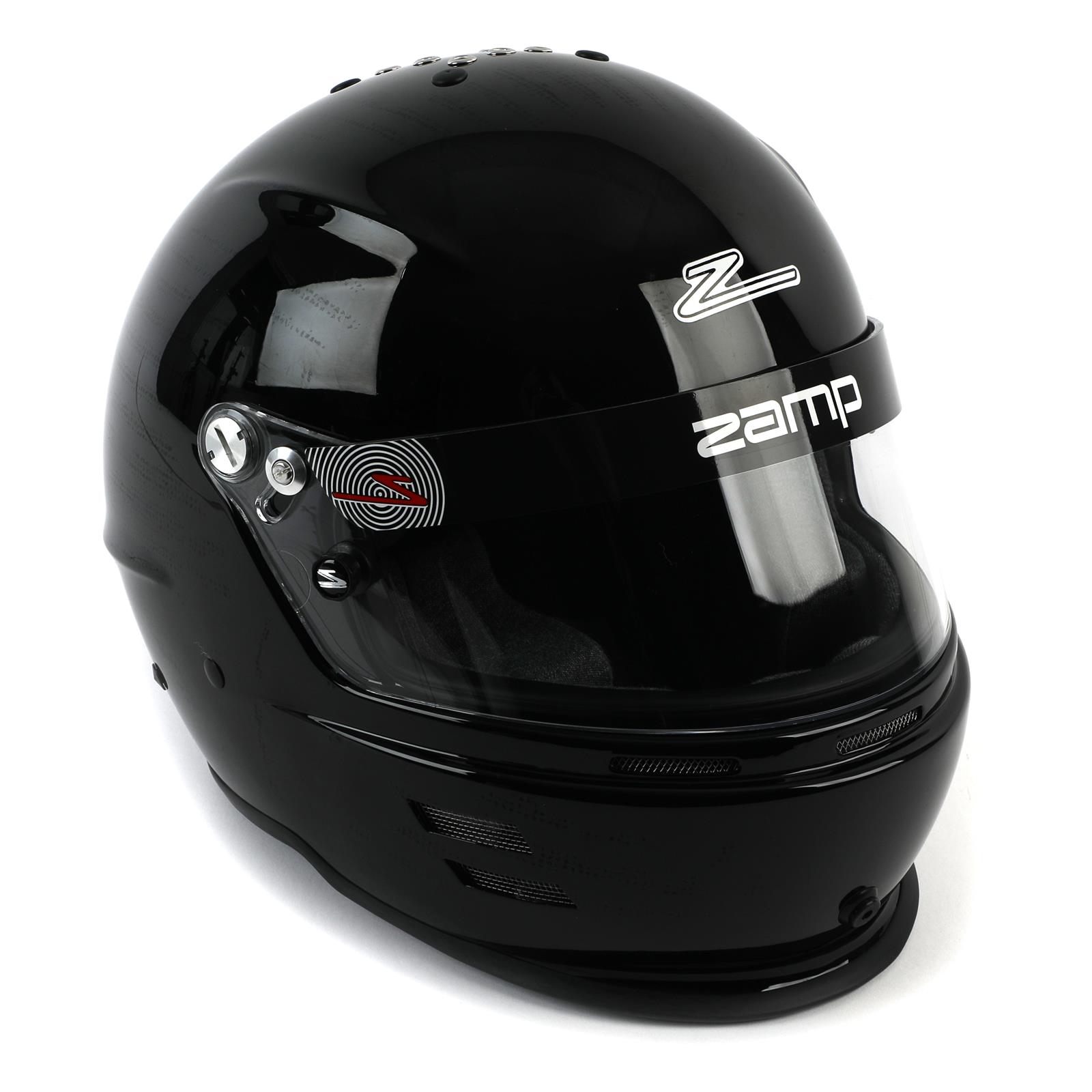 Zamp RZ-60 Helmets H766003L Helmet, RZ-60, Full Face, Gloss Black, Fire-Retardant Fabric, Snell SA2020, Large, Each thumbnail 2