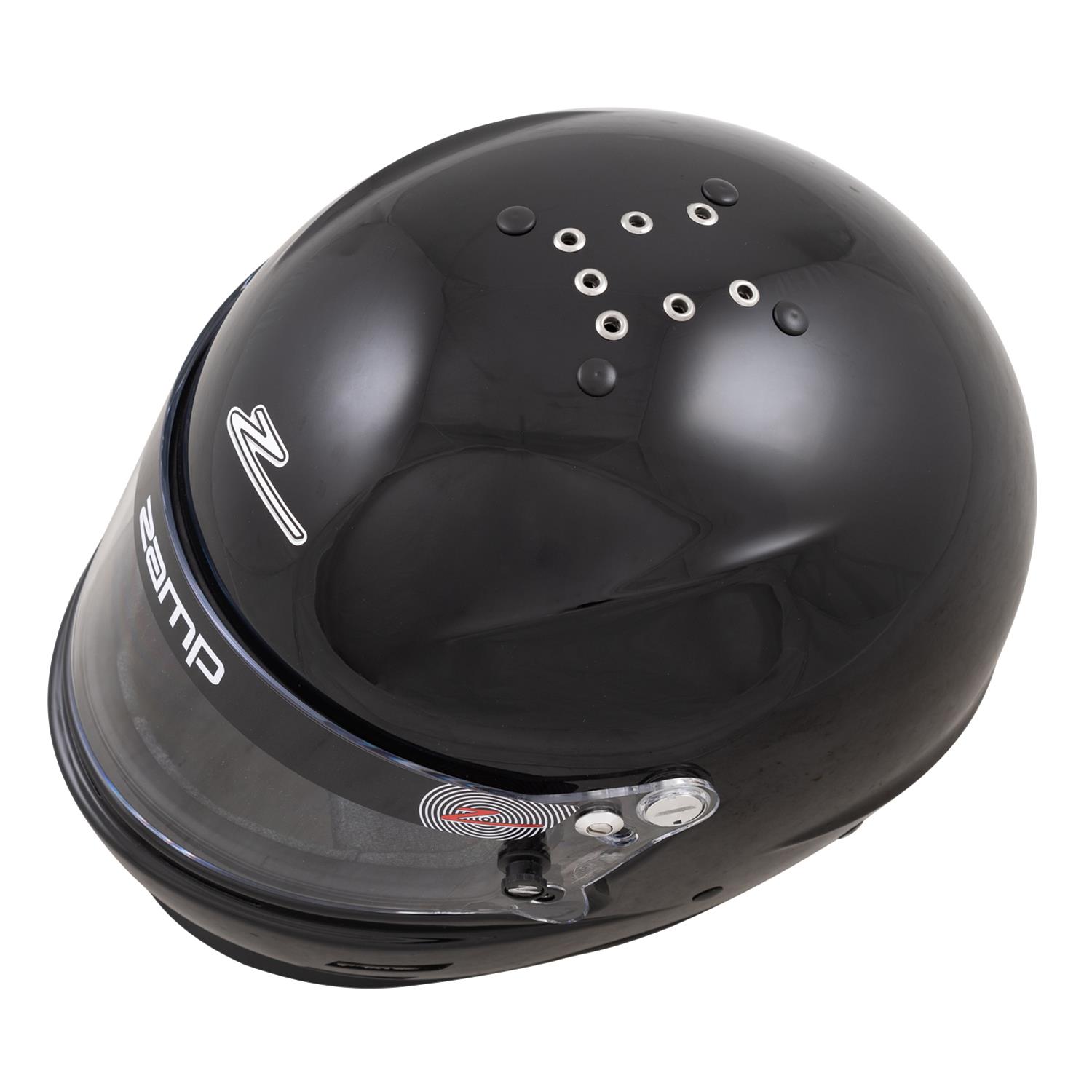 Zamp RZ-60 Helmets H766003L Helmet, RZ-60, Full Face, Gloss Black, Fire-Retardant Fabric, Snell SA2020, Large, Each thumbnail 9