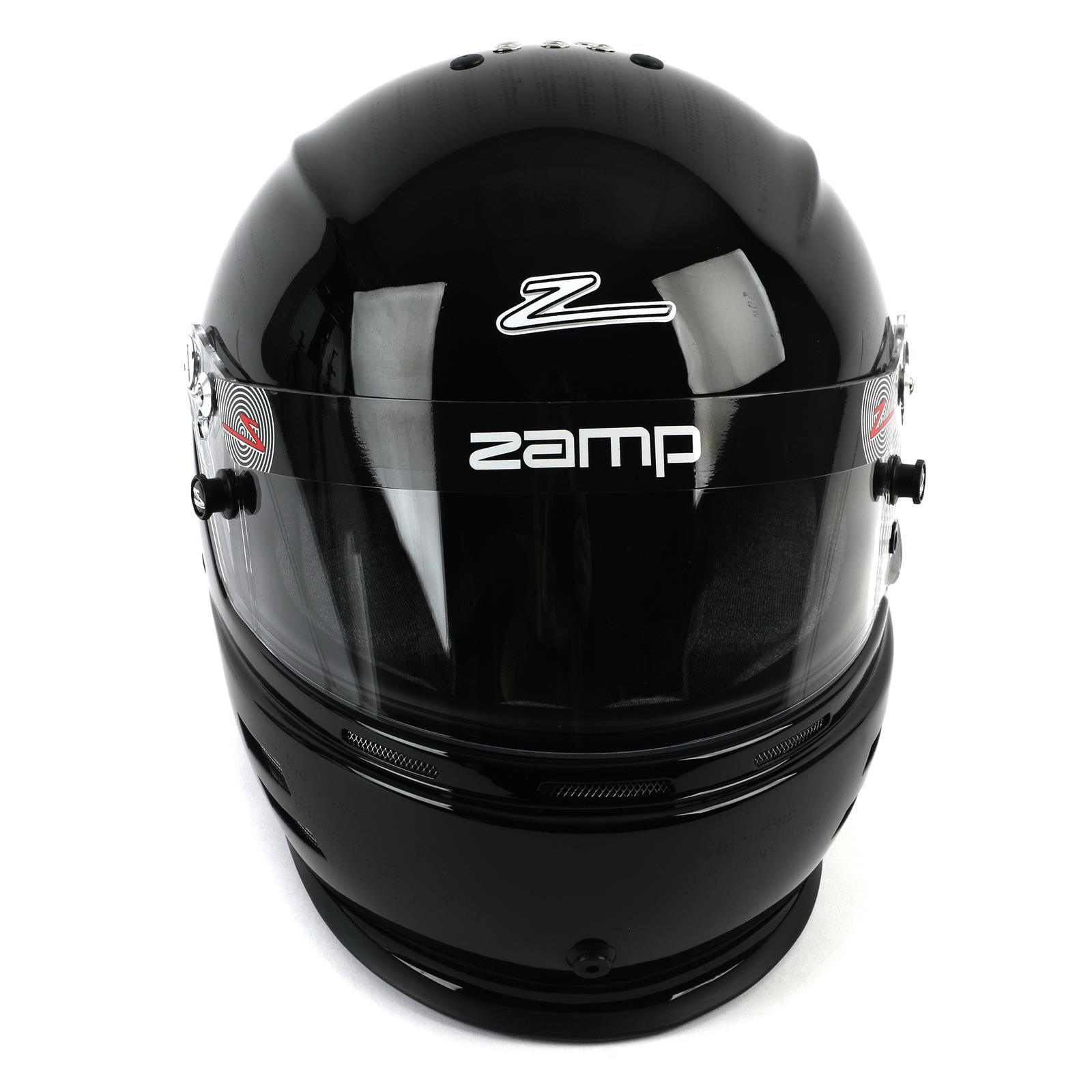 Zamp RZ-60 Helmets H766003L Helmet, RZ-60, Full Face, Gloss Black, Fire-Retardant Fabric, Snell SA2020, Large, Each