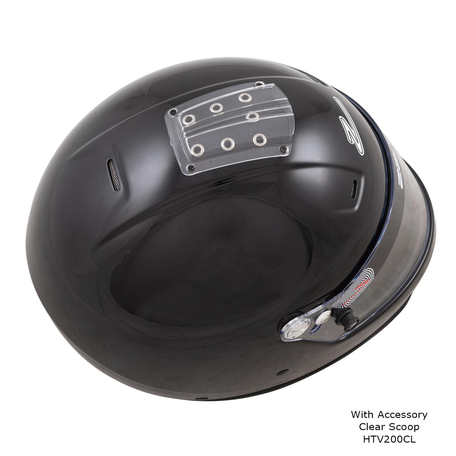 Zamp RZ-36 Dirt Helmets H768D03S Helmet, Dirt, Full Face, Gloss Black, Fire-Retardant Fabric, Snell SA2020, Small, Each thumbnail 2