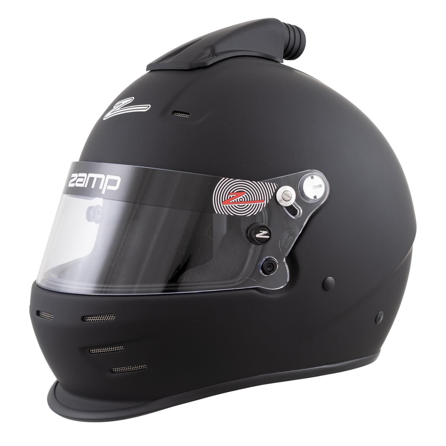 Zamp RZ-36 Air Helmets H76903FS Helmet, Air, Full Face, Matte Black, Fire-Retardant Fabric, Snell SA2020, Small, Each thumbnail 3