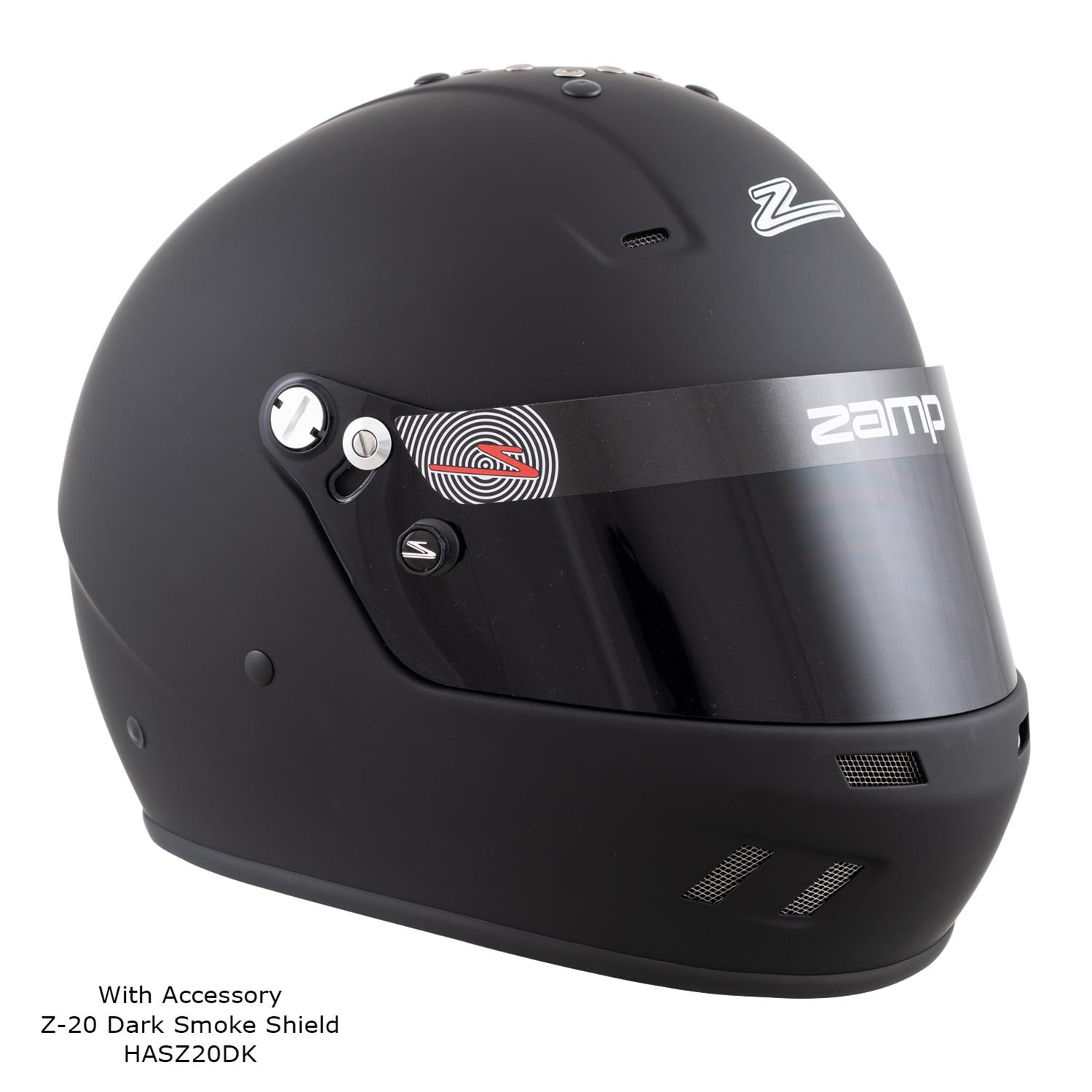 Zamp RZ-59 Helmets H77203FS Helmet, RZ-59, Full Face, Black, Matte Finish, Snell SA2020/DOT, Small, Each thumbnail 4
