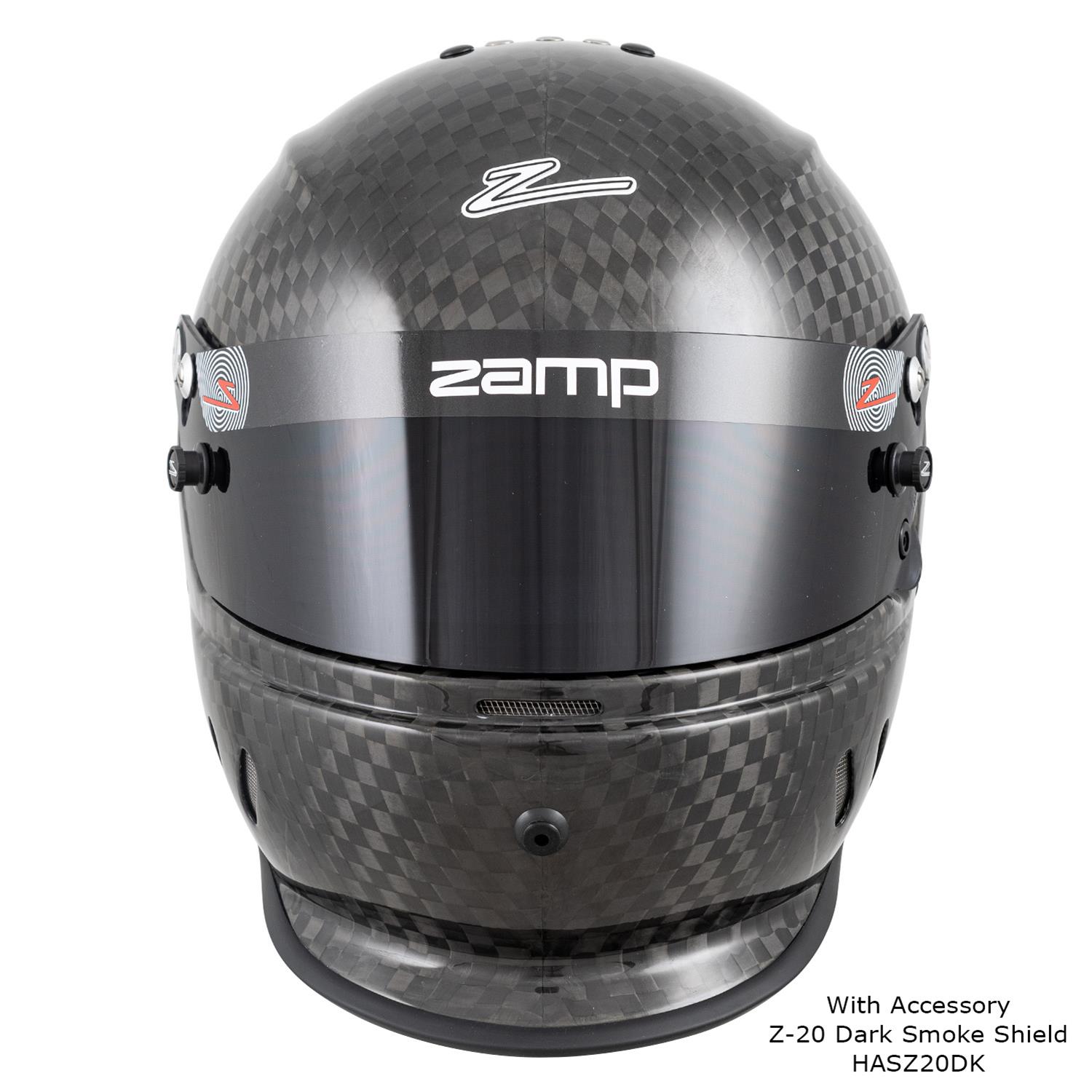 Zamp RZ-65D Helmets H775CA3S Helmet, RZ-65D, Full Face, Carbon Fiber, Matte Finish, Snell SA2020/DOT, Small, Each thumbnail 3