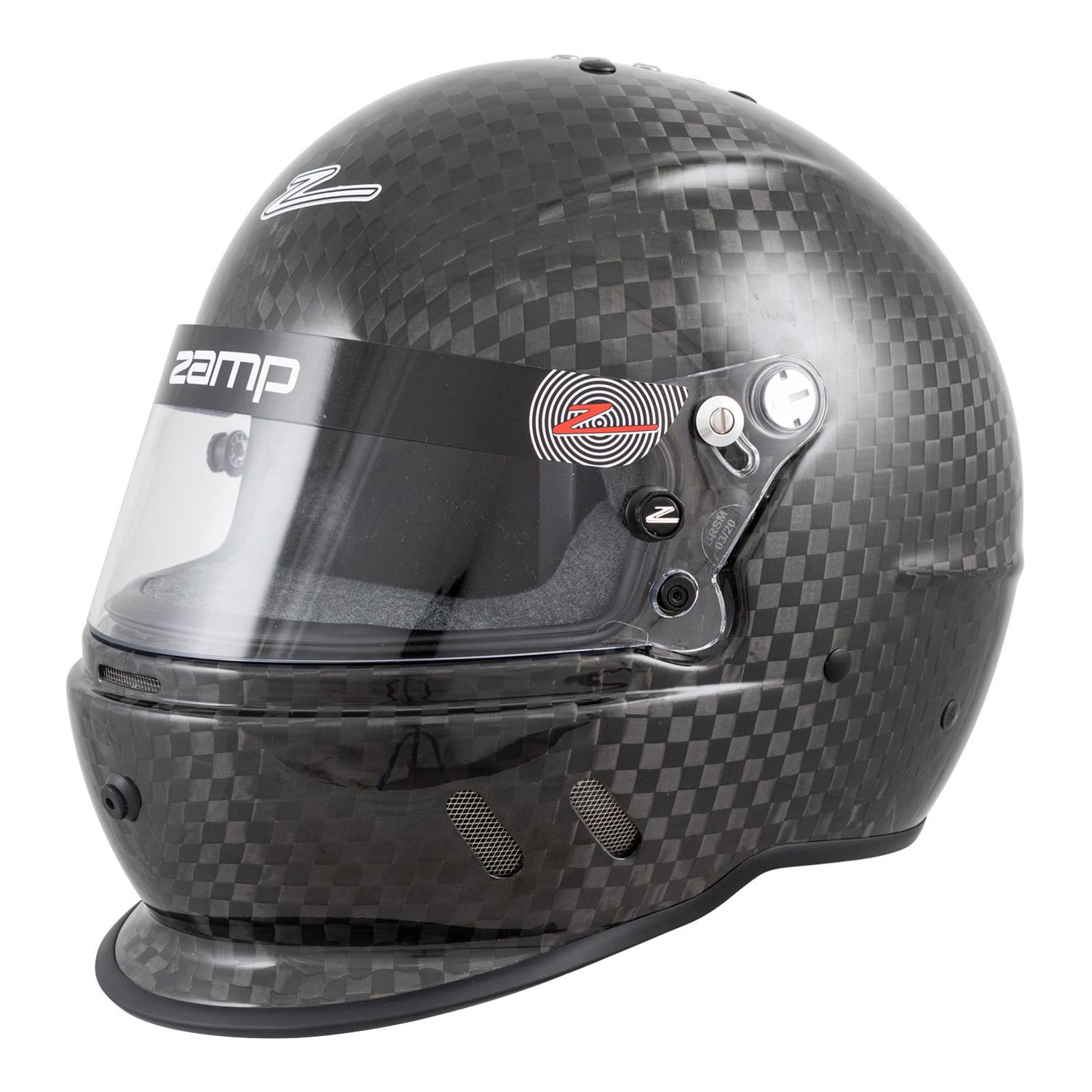 Zamp RZ-65D Helmets H775CA3S Helmet, RZ-65D, Full Face, Carbon Fiber, Matte Finish, Snell SA2020/DOT, Small, Each thumbnail 2